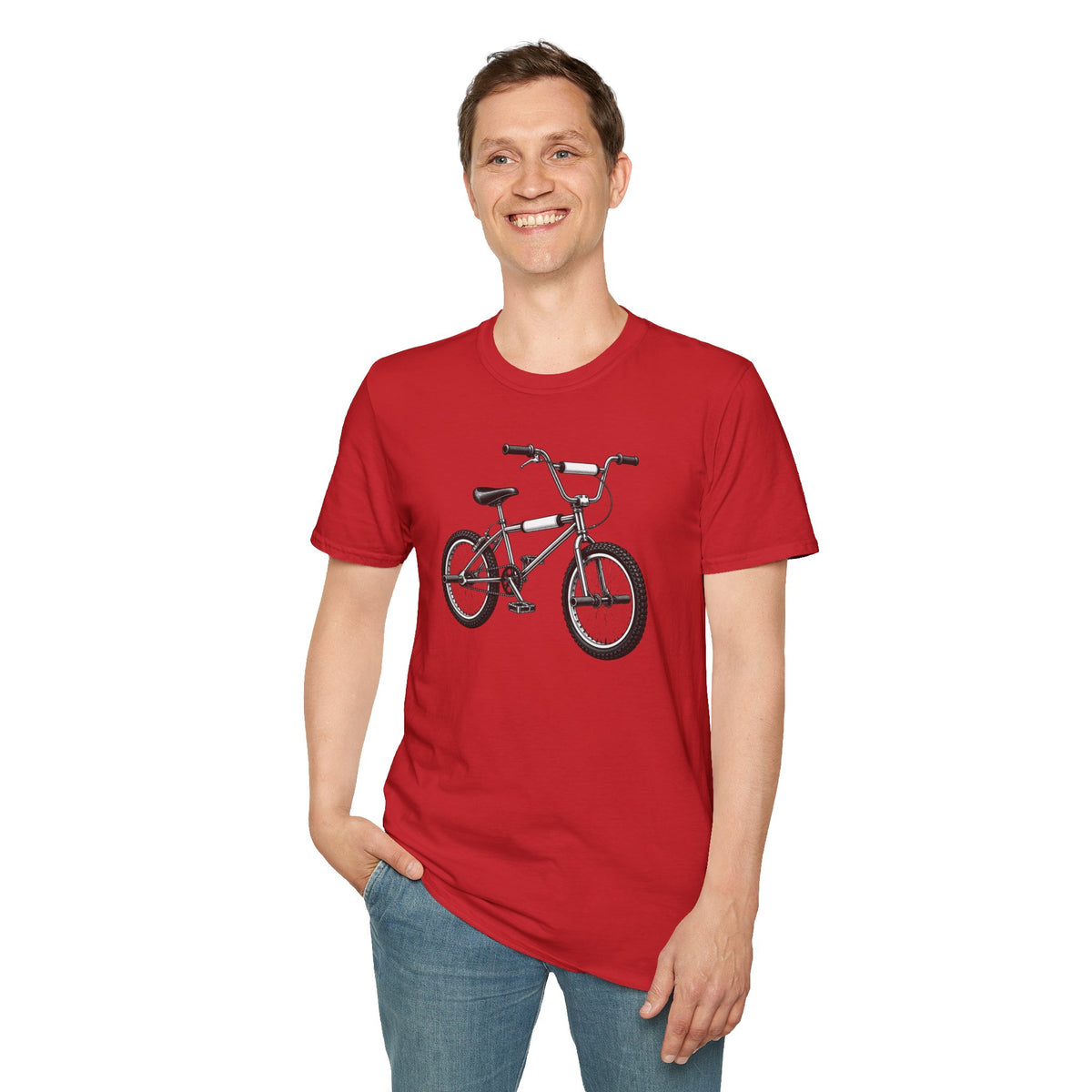 BMX Bike Shirt, Retro Bicycle T-Shirt, Old School Freestyle Bike Tee, Cyclist Gift, Vintage BMX Style