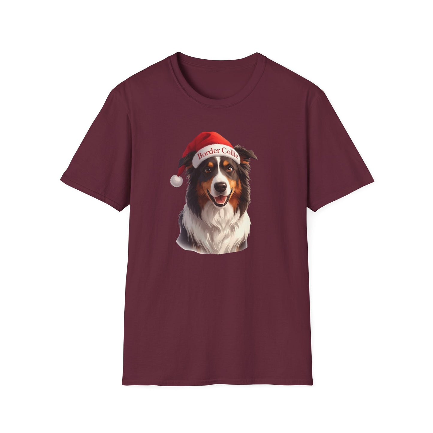 Border Collie Dog Portrait Shirt – Border Collie Dog Lover Gift, Cute Dog Mom Tee, Dog Dad Shirt, Pet Breed Apparel