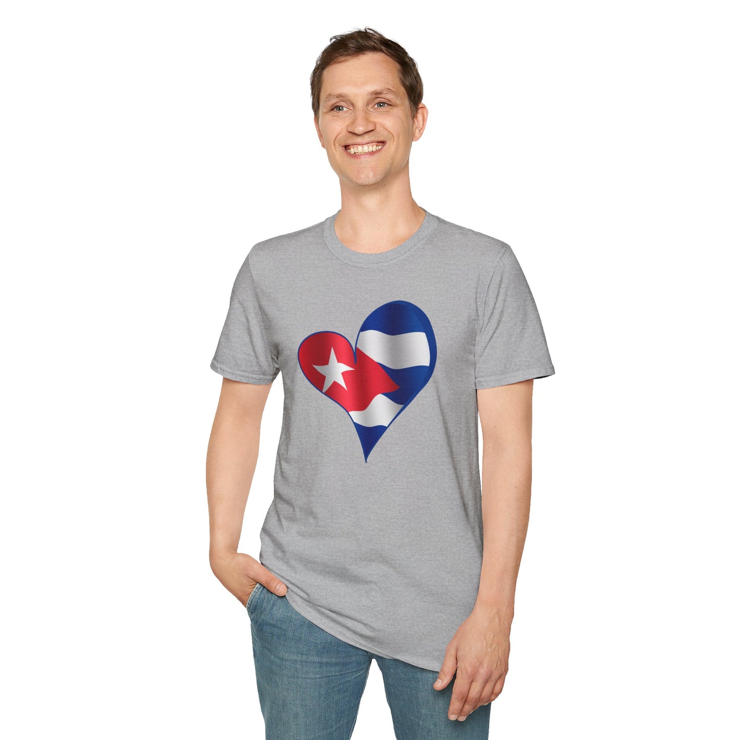 Cuba in my Heart T-Shirt, Cuba Shirt, Cuban Gift, Cuban Flag Shirt, Cubano Shirt, Cuban Flag shirt, Mother's Day Gift, Father's Day Gift