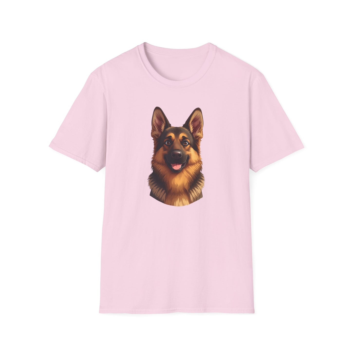 German Shepherd Dog Portrait Shirt – German Shepherd Dog Lover Gift, Cute Dog Mom Tee, Dog Dad Shirt, Pet Breed Apparel