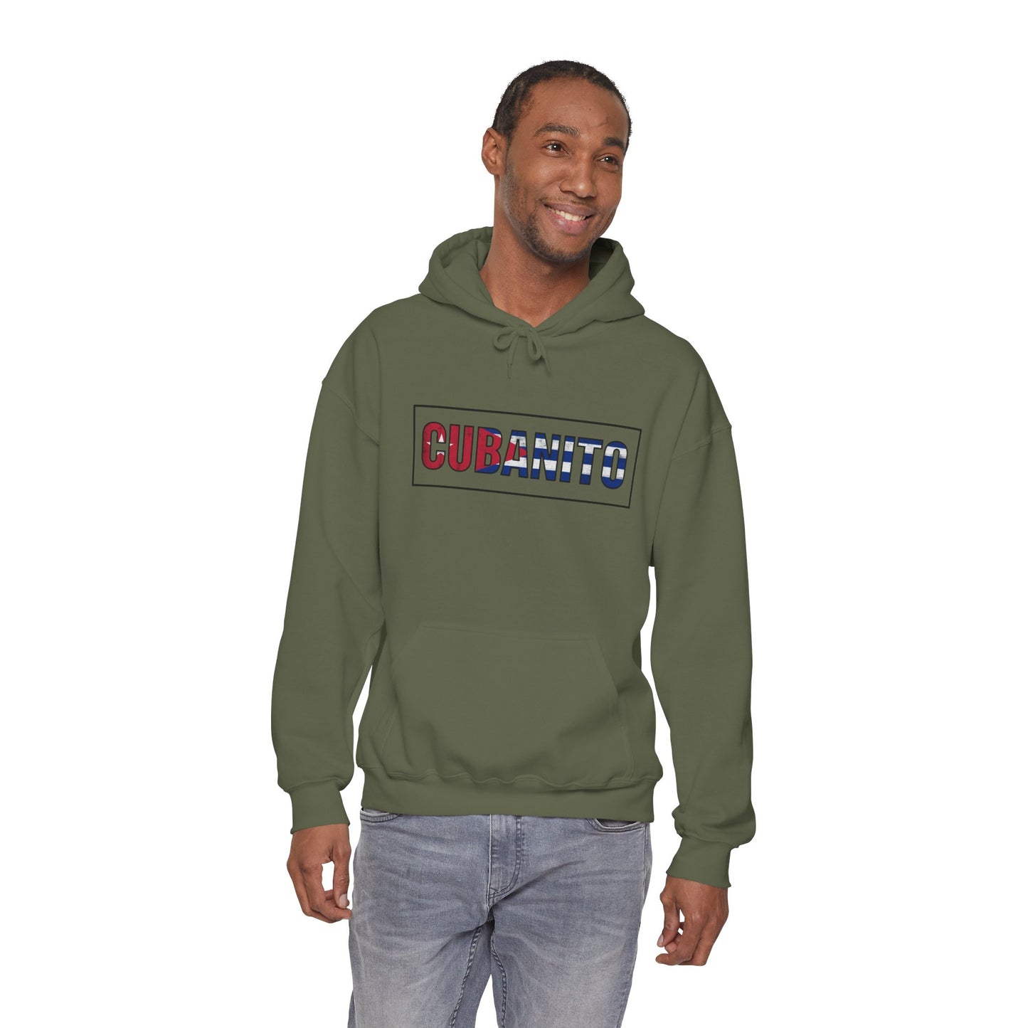 CUBANITO Hoodie – Cuban Flag Hoodie for Men, Latino Pride Hoodie, Cuba Heritage Top, Cuban Culture Graphic Hoodie