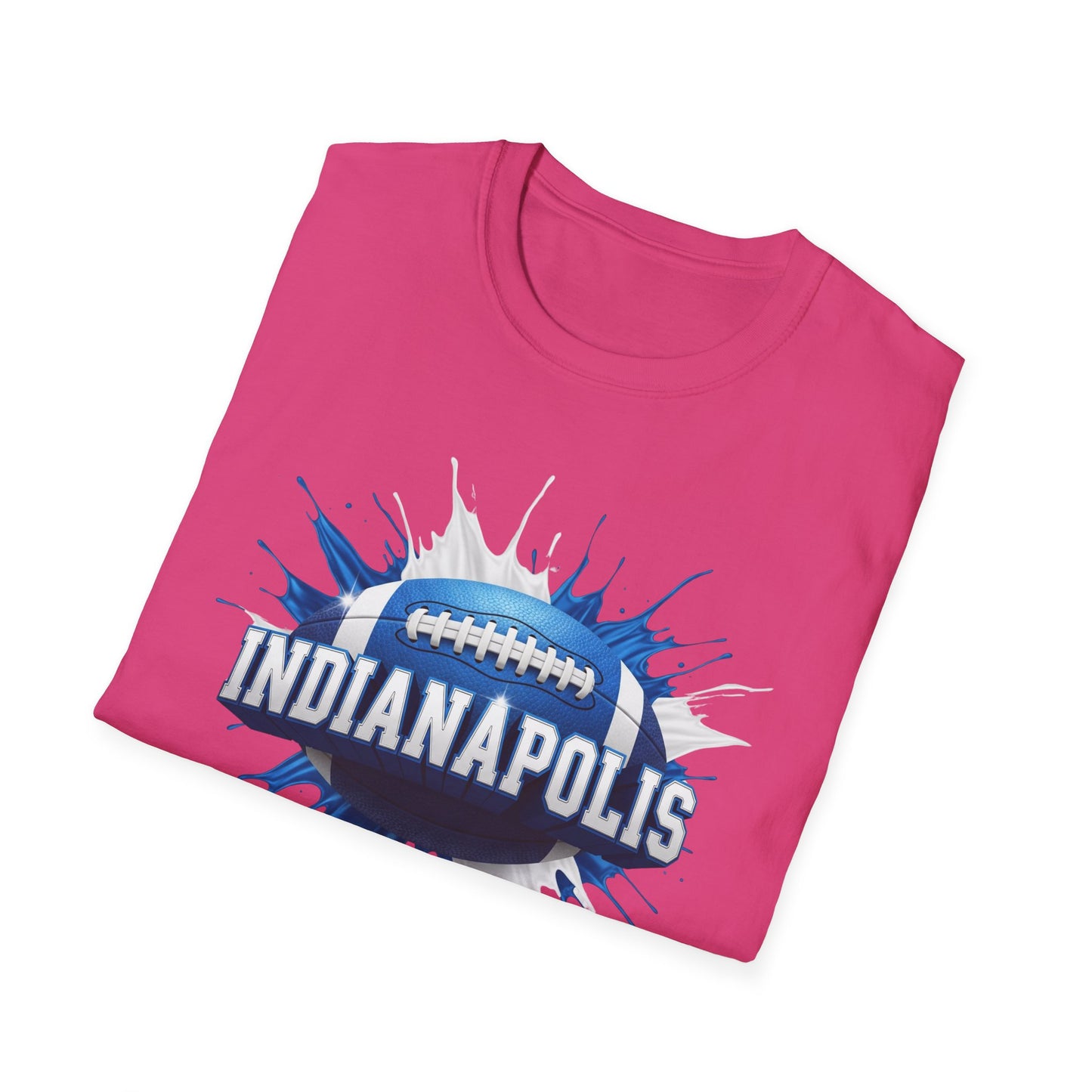 Indianapolis Football Unisex T-Shirt, Indianapolis Team Tee, Football Gift for Indianapolis Fans, Game Day Shirt, Sports Fan Apparel Tee