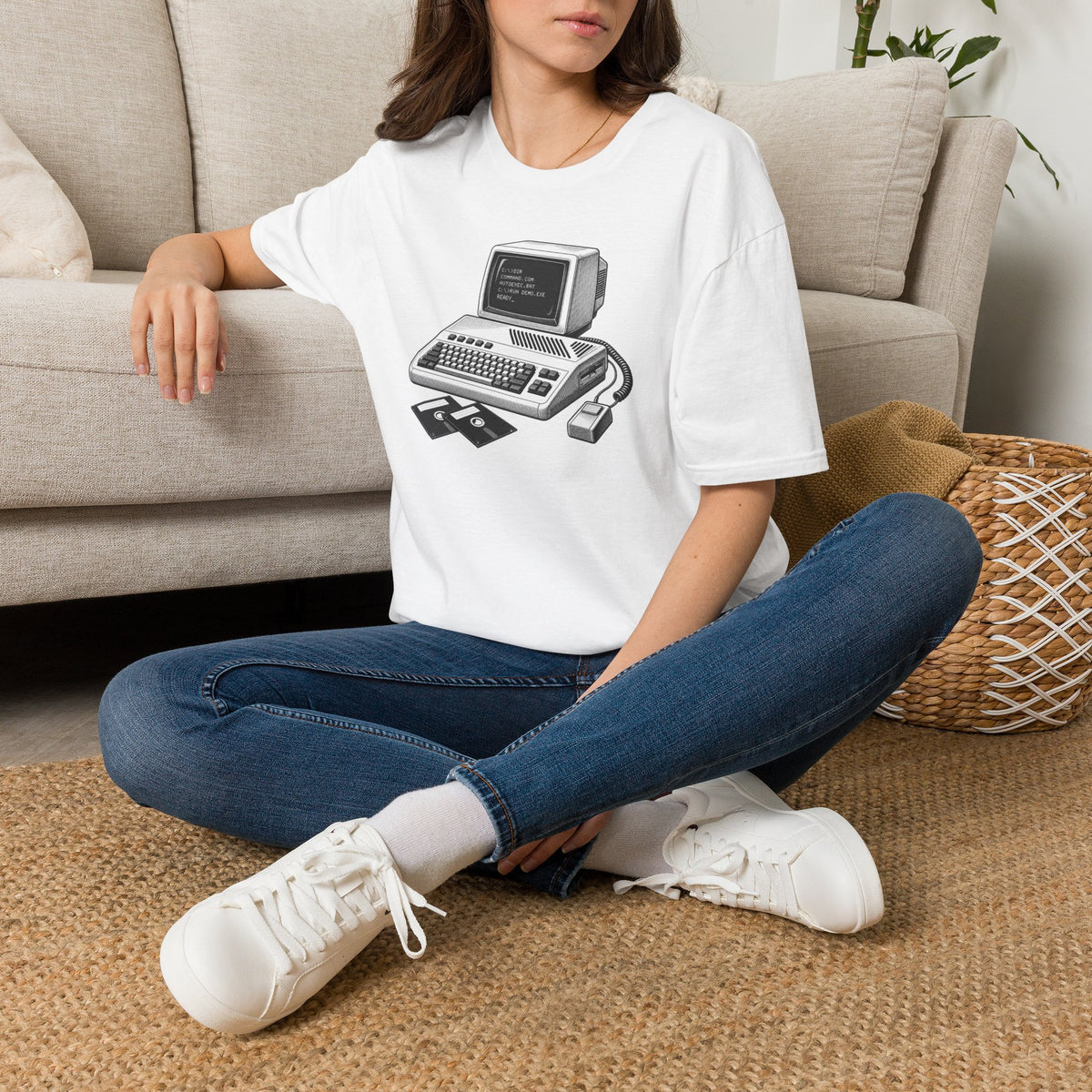 Vintage Computer T-Shirt, Retro Tech Shirt, Floppy Disk Tee, Programmer Gift, Computer Nerd Shirt