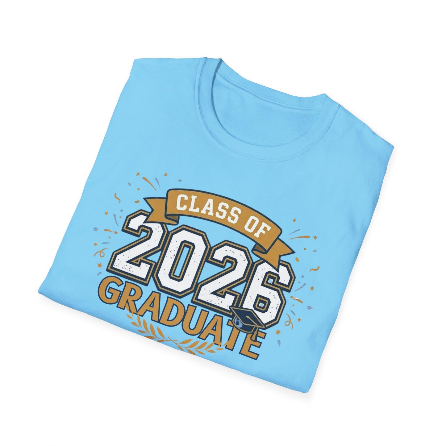 Class of 2026 Graduate T-Shirt – Graduation Gift Tee, Senior 2026 Shirt, High School or College Grad Celebration Apparel