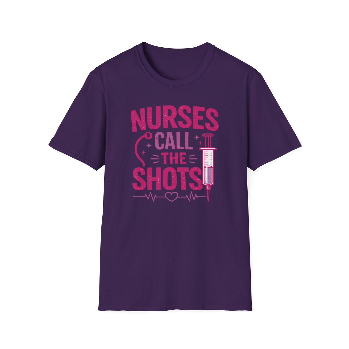 Nurses Call The Shots Shirt Funny Nurse Gift Medical Humor RN CNA Nursing Tee