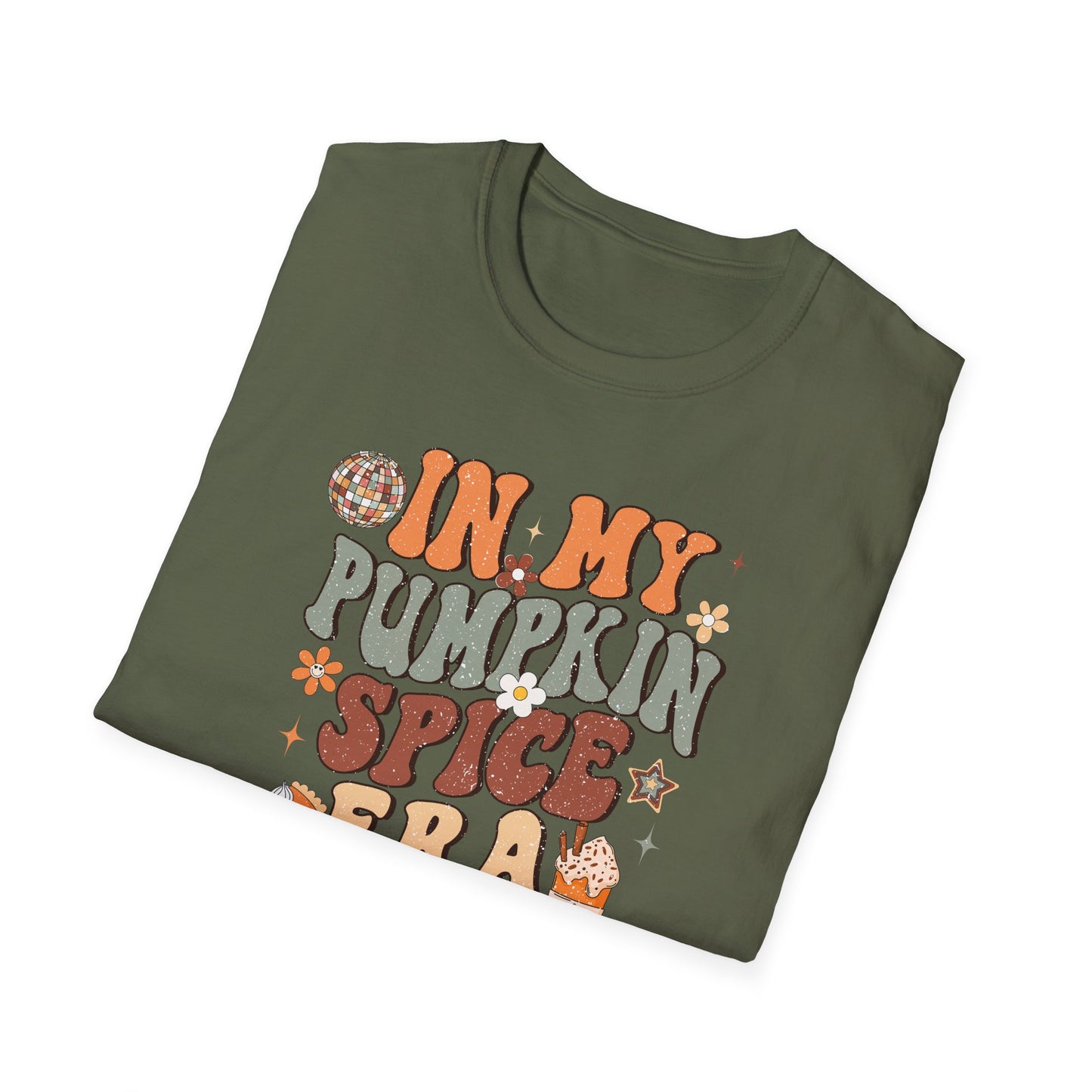 In My Pumpkin Spice Era Fall T-Shirt - Cute Women's Autumn Tee, Thanksgiving Shirt, Pumpkin Thanksgiving Tee, Cozy Fall Tee, Friendsgiving