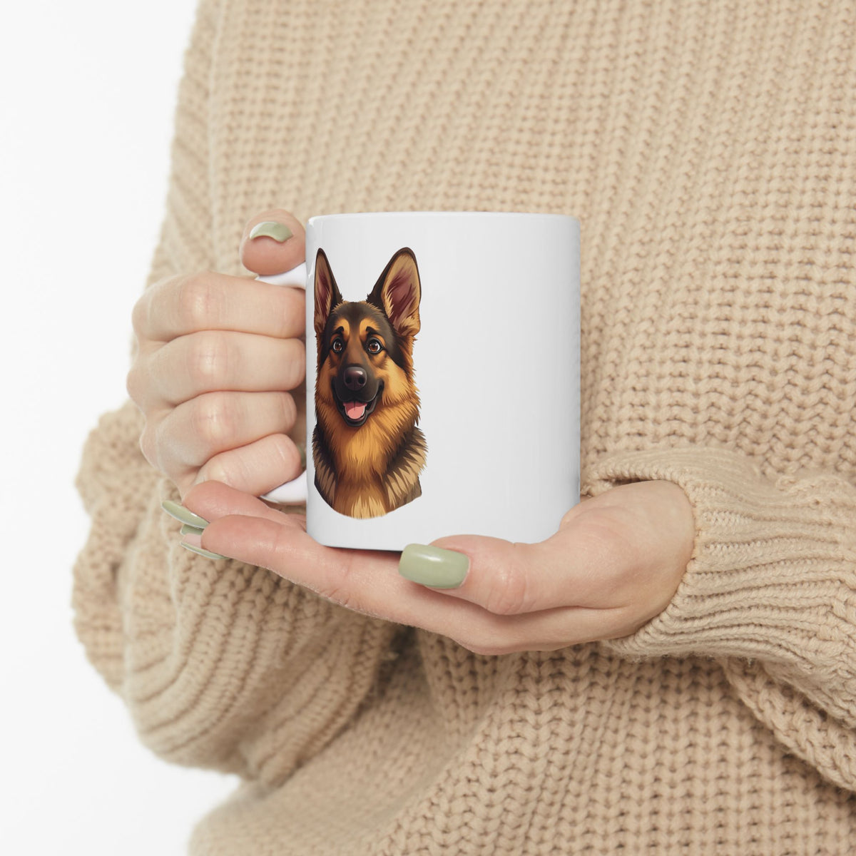 German Shepherd Coffee Mug, Dog Lover Mug, Pet Parent Gift, German Shepherd Mom Dad Cup 11oz or 15oz, Dog Lover Gift