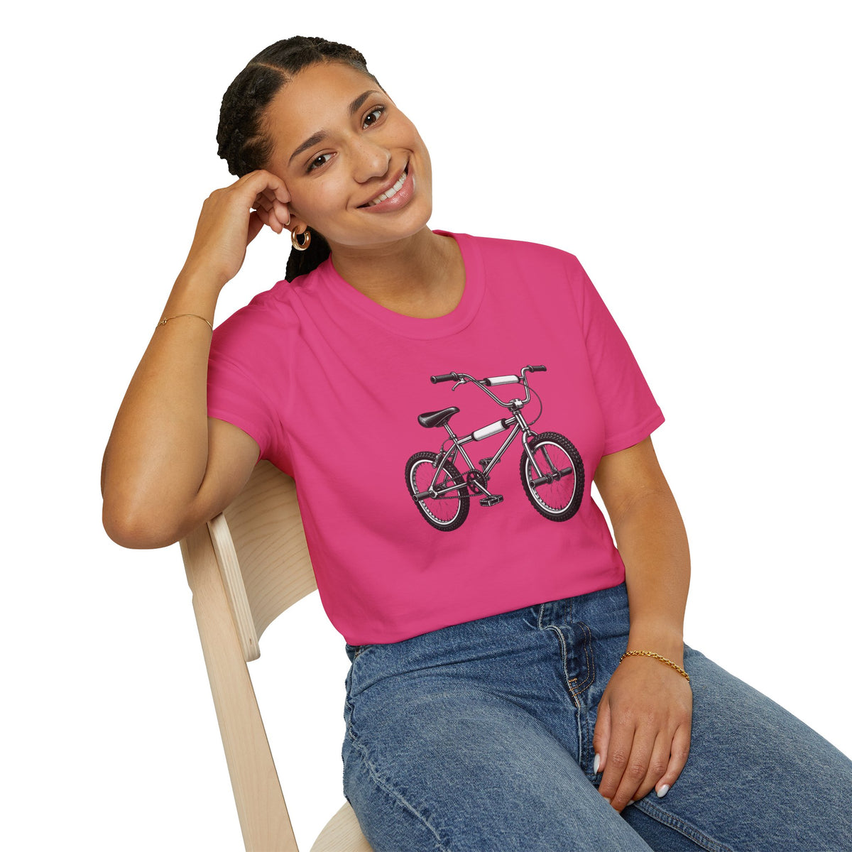 BMX Bike Shirt, Retro Bicycle T-Shirt, Old School Freestyle Bike Tee, Cyclist Gift, Vintage BMX Style