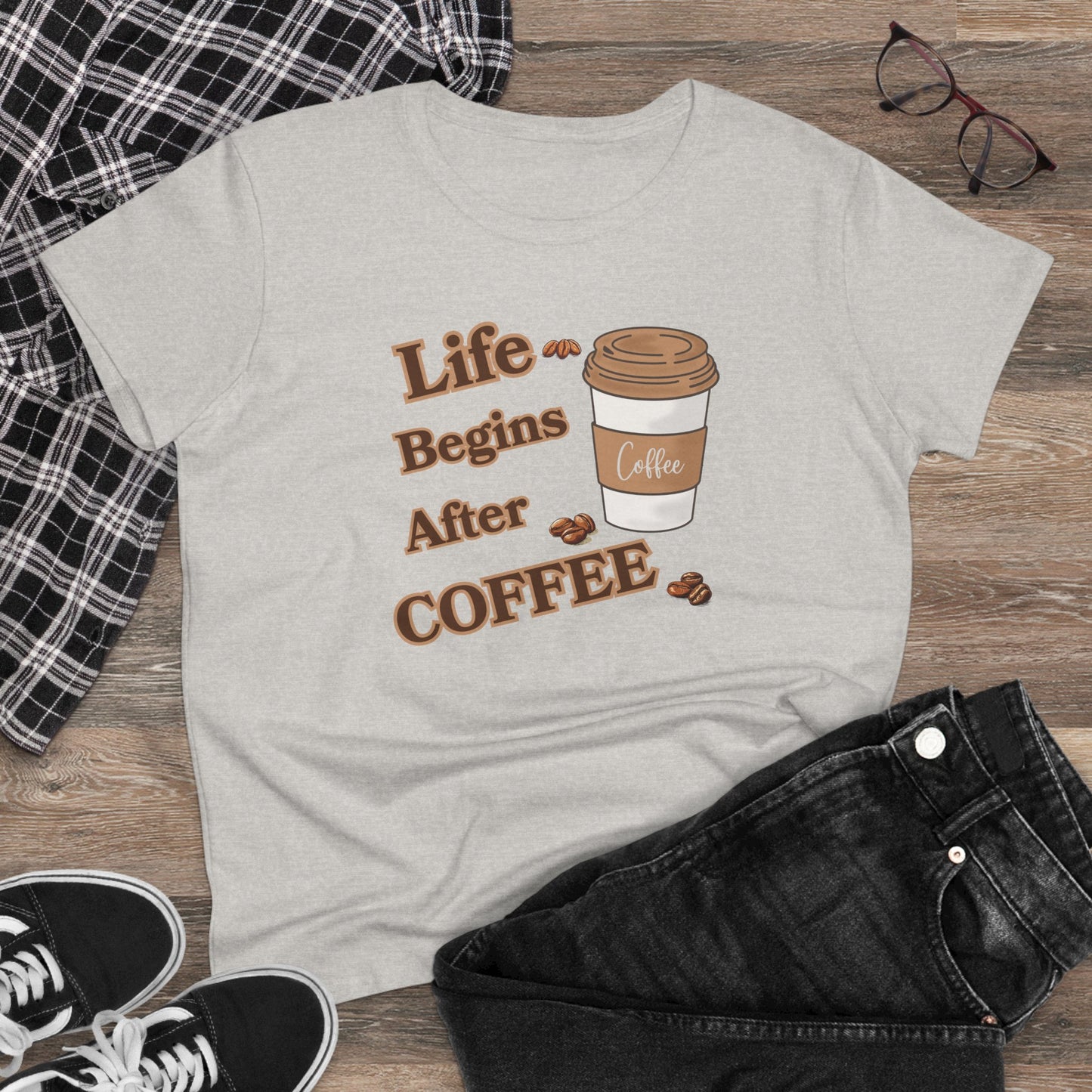 Life Begins After Coffee Shirt, Funny Coffee Shirt, Mother's Day Gift, Coffee Lover Gift, Mom Gift, Coffee Drinker Gift, Birthday Gift