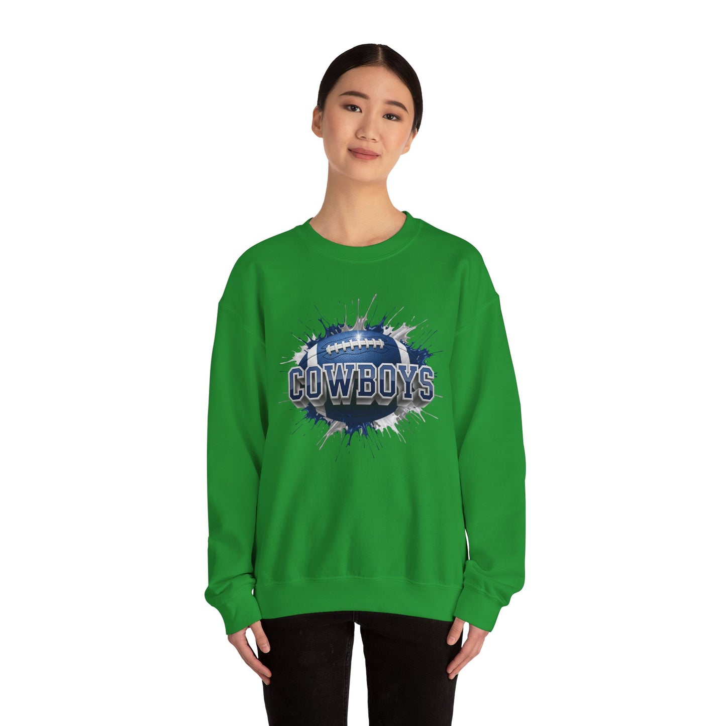 Dallas Football Sweatshirt, Dallas Team Sweatshirt, Football Gift for Dallas Fans, Game Day Sports Fan Football Apparel