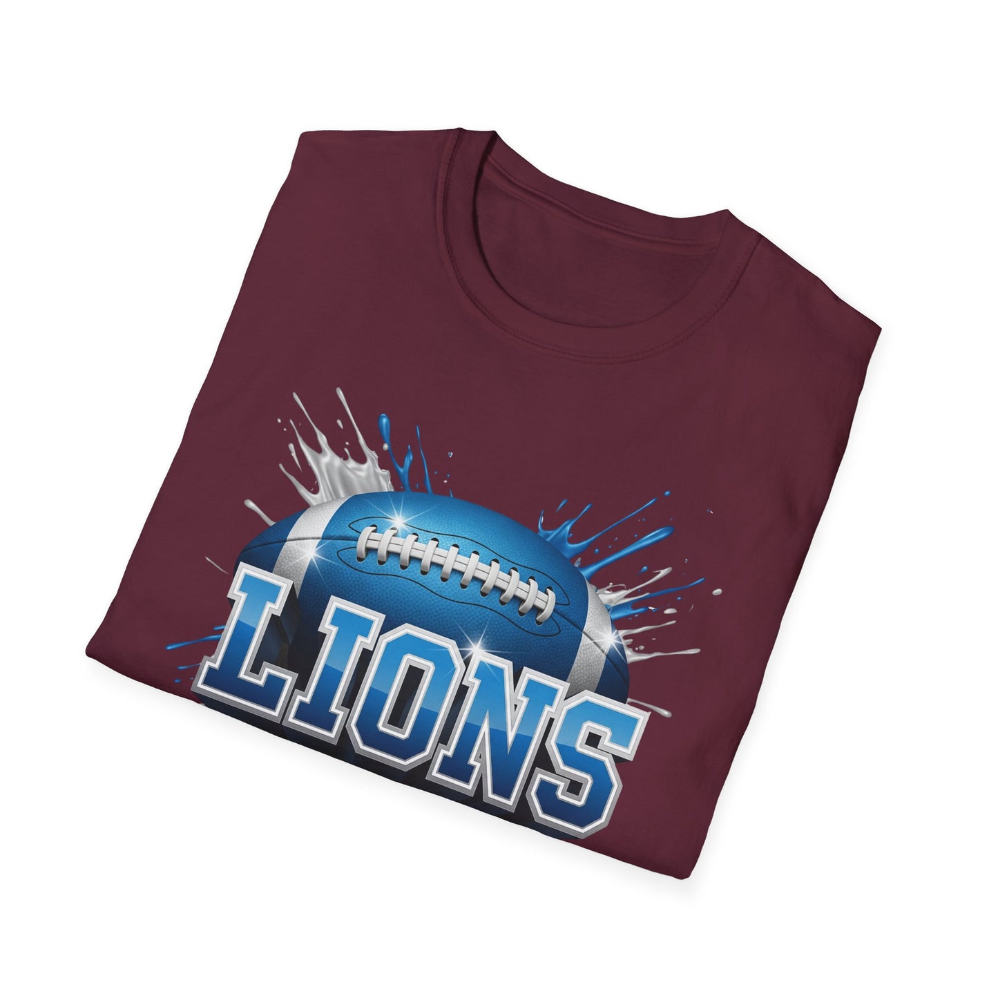 Detroit Football Unisex T-Shirt, Detroit Team Tee, Football Gift for Detroit Fans, Game Day Shirt, Sports Fan Apparel, Football Tee