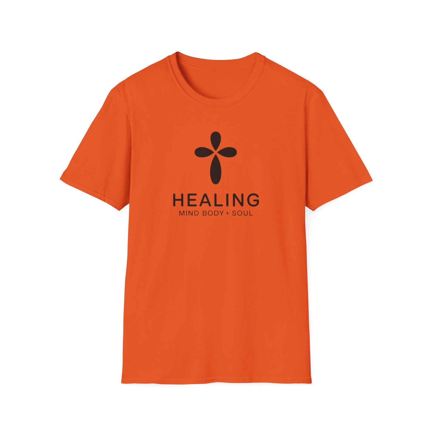 Healing Mind Body Soul T-Shirt – Minimalist Spiritual Wellness Tee, Inspirational Healing Shirt