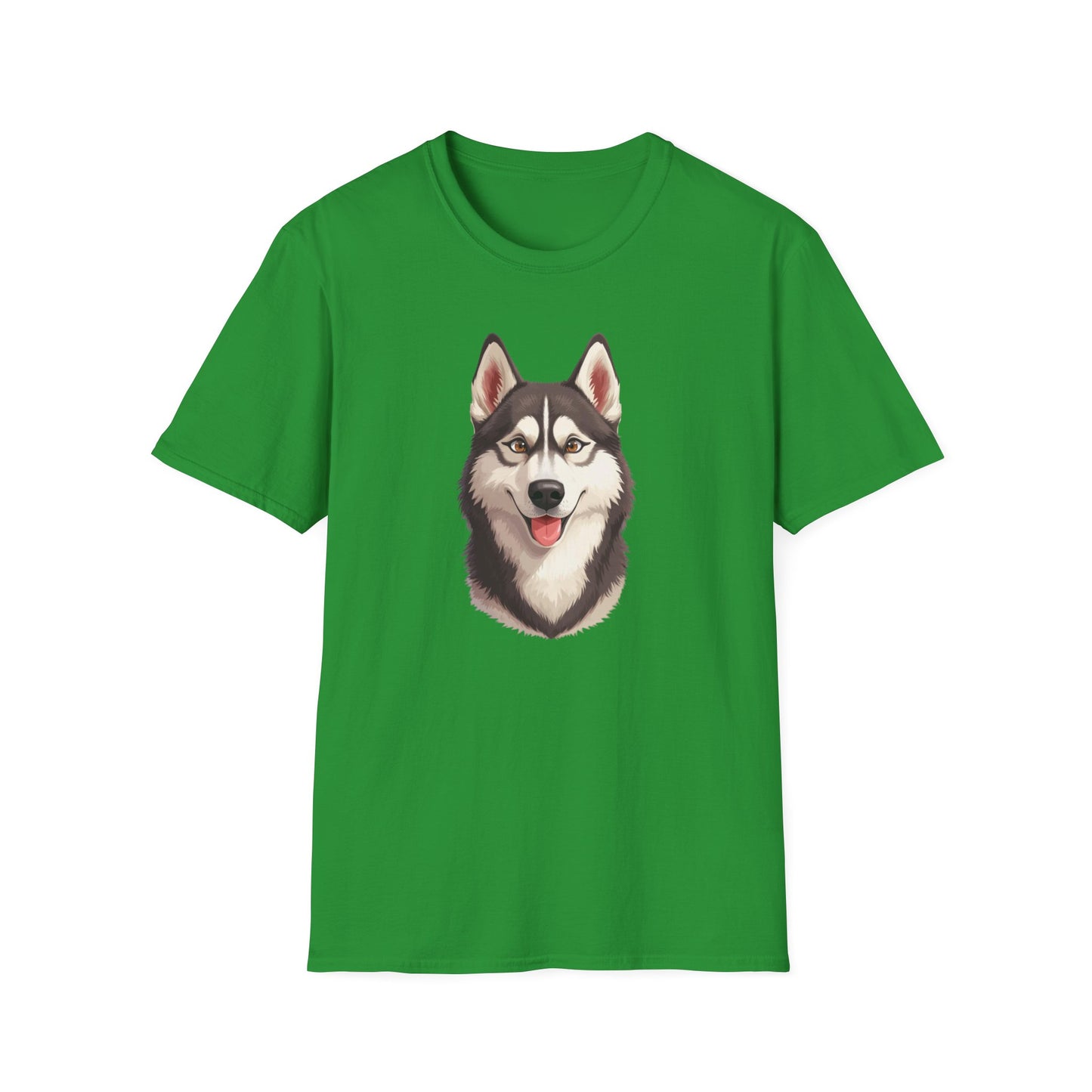 Siberian Husky Dog Portrait Shirt – Husky Dog Lover Gift, Cute Dog Mom Tee, Dog Dad Shirt, Pet Breed Apparel