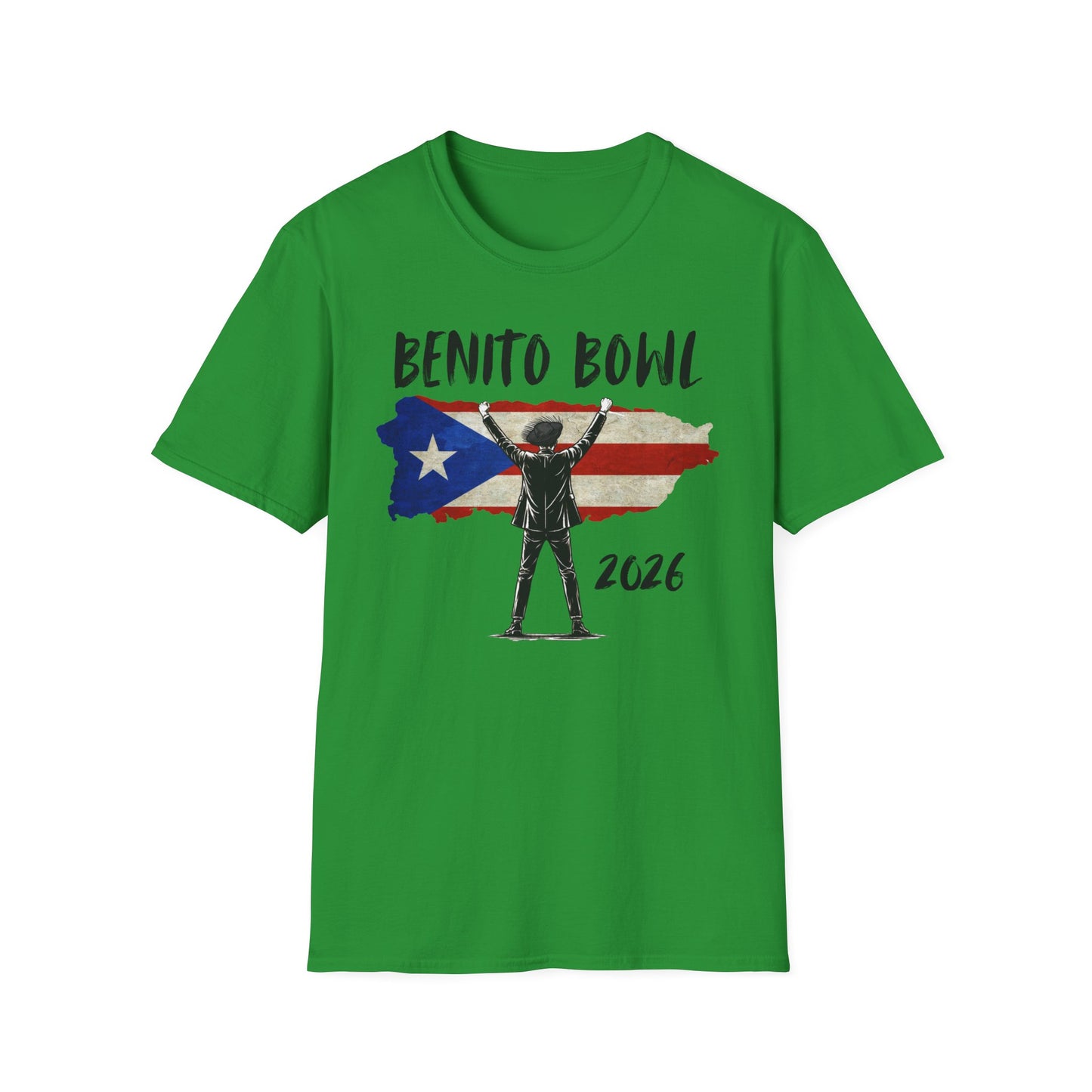 Benito Bowl 2026 PR Flag, Benito Bowl T-Shirt, Football Fan Gift, Puerto Rico Boricua Heritage Culture Pride Tee