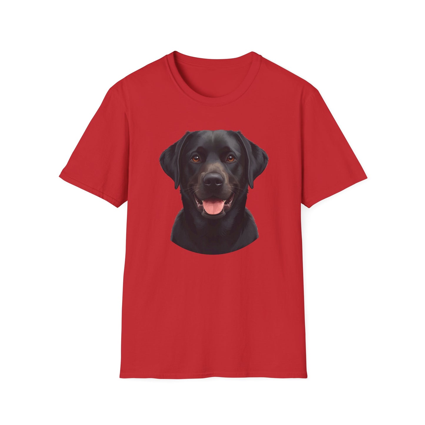 Labrador Retriever Dog Portrait Shirt – Black Lab Dog Lover Gift, Cute Dog Mom Tee, Dog Dad Shirt, Pet Breed Apparel
