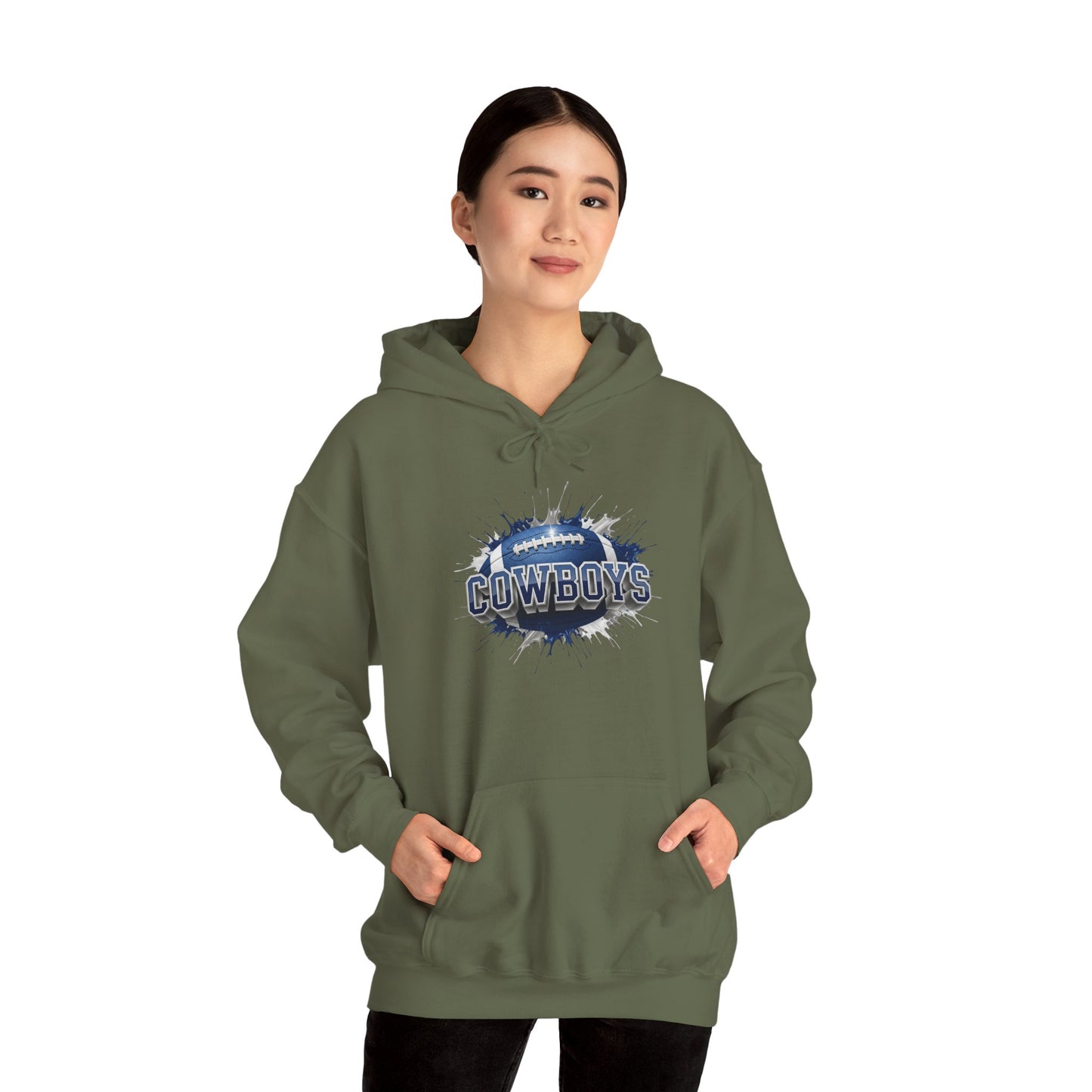 Dallas Football Hoodie, Dallas Team Hoodie, Football Gift for Dallas Fans, Game Day Sports Fan Apparel, Football Fan Gift