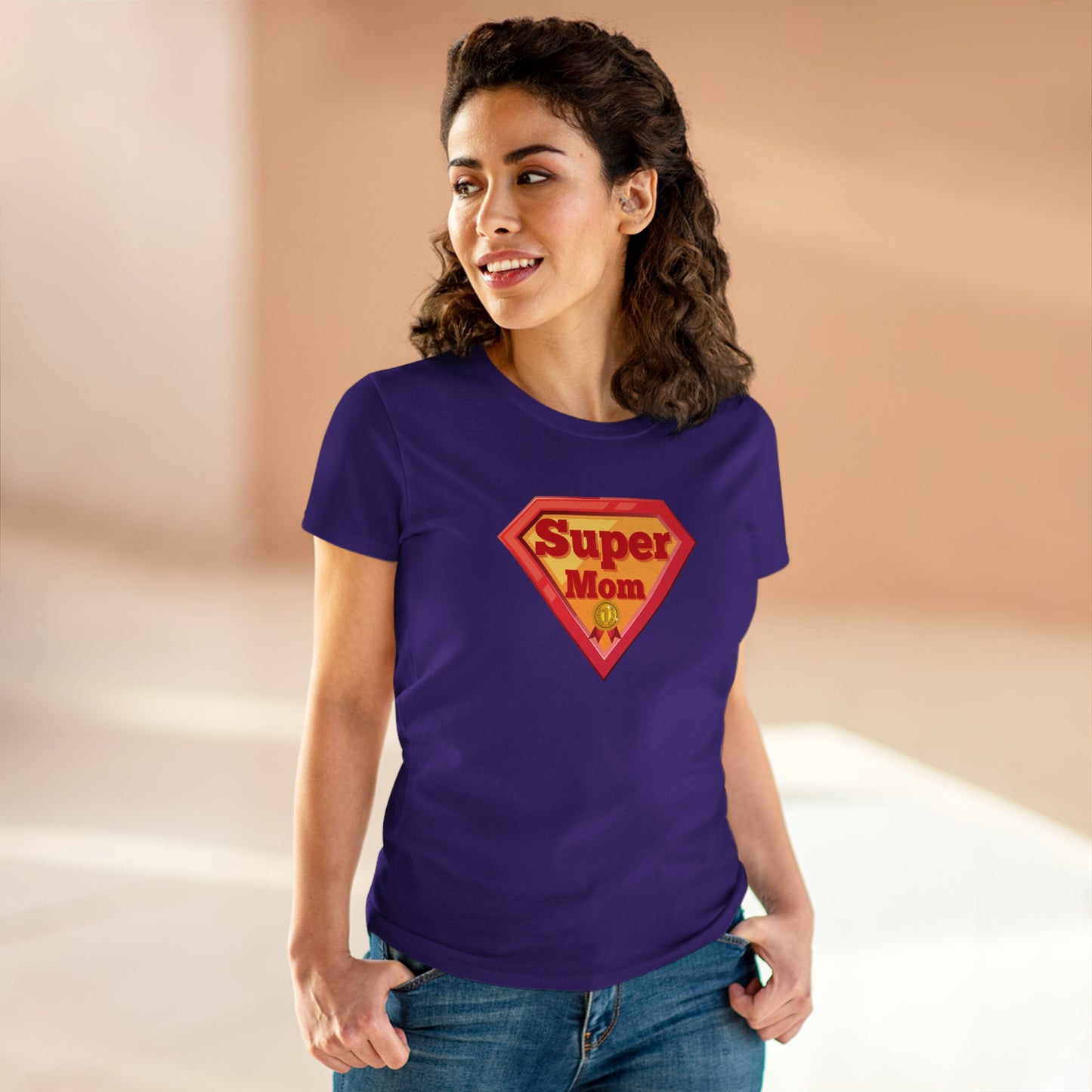 Supermom T-Shirt, Gift for Mom, Cute Summer Top, Mother's Day Gift, Family Gatherings, Casual Wear, Mom's Birthday, Supermom