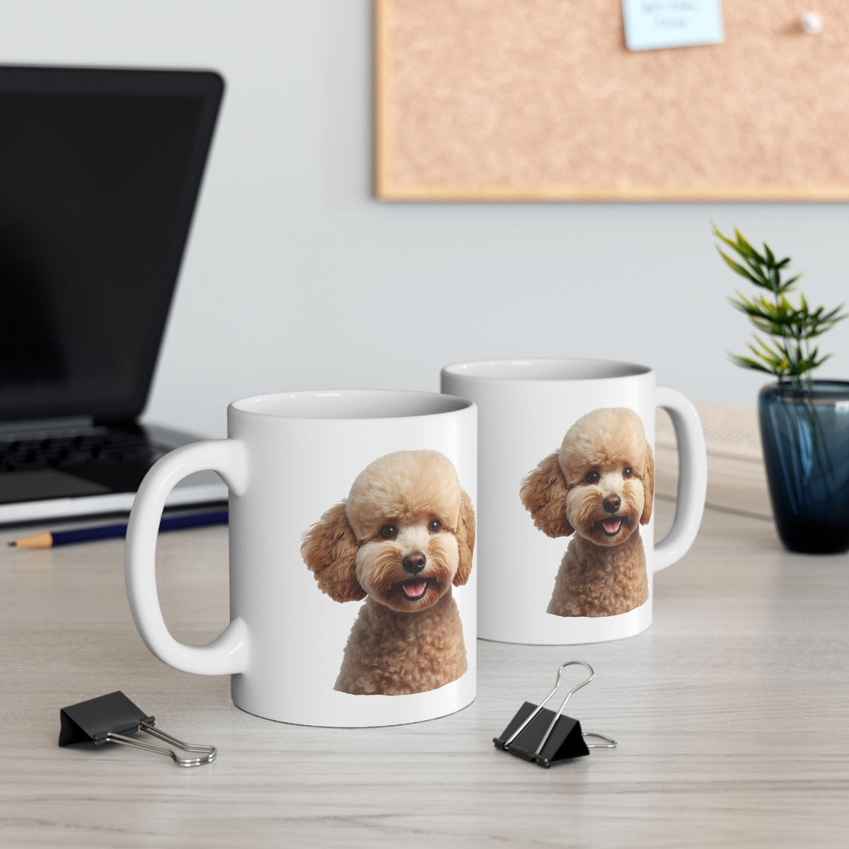Poodle Coffee Mug, Cute Poodle Dog Mug, Dog Lover Mug, Pet Parent Gift, Poodle Mom Dad Cup 11oz or 15oz, Dog Lover Gift