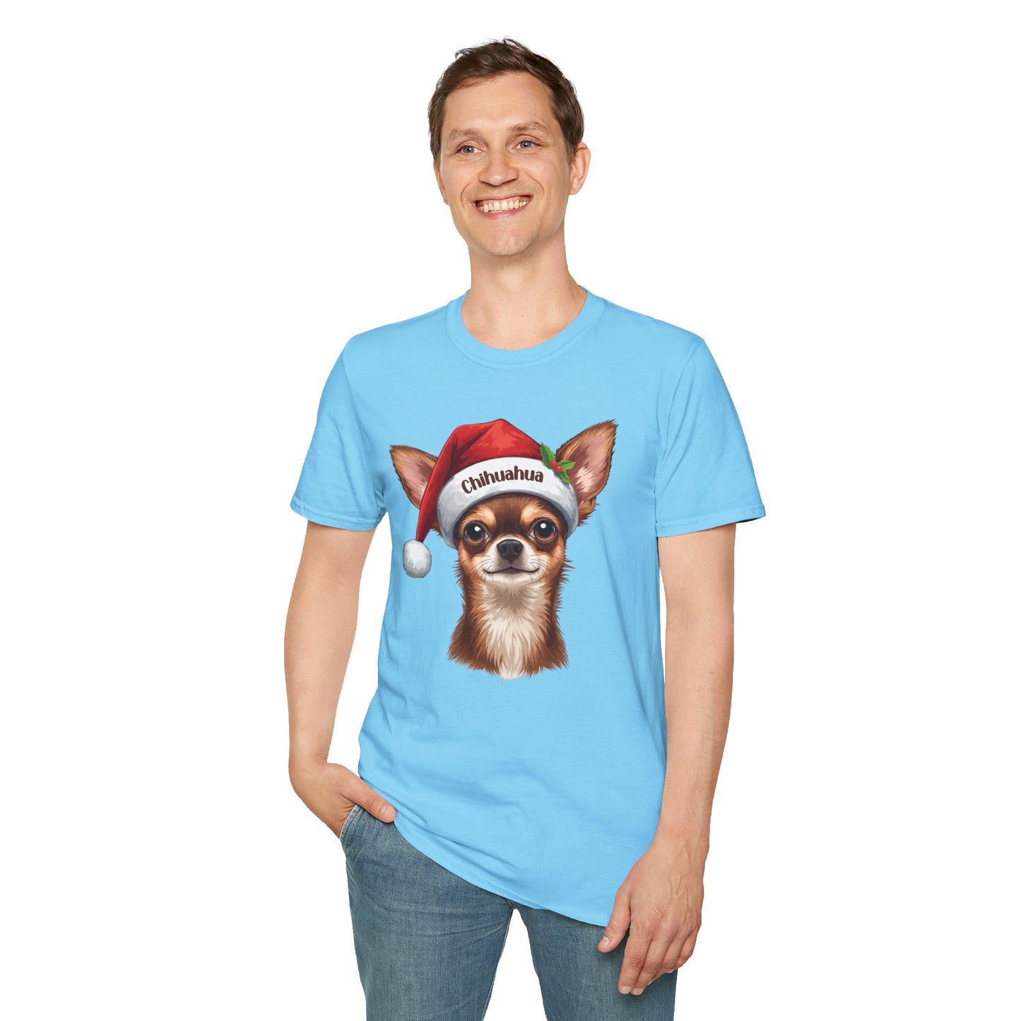 Chihuahua Dog Portrait Shirt – Chihuahua Dog Lover Gift, Cute Dog Mom Tee, Dog Dad Shirt, Pet Breed Apparel