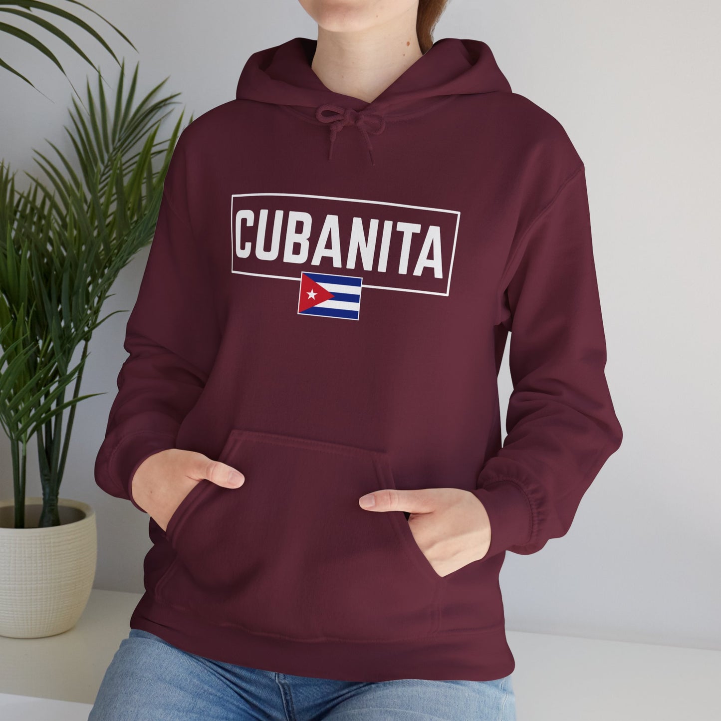 CUBANITA Hoodie – Cuban Flag Hoodie for Women, Latina Pride Hoodie, Cuba Heritage Top, Cuban Culture Graphic Hoodie