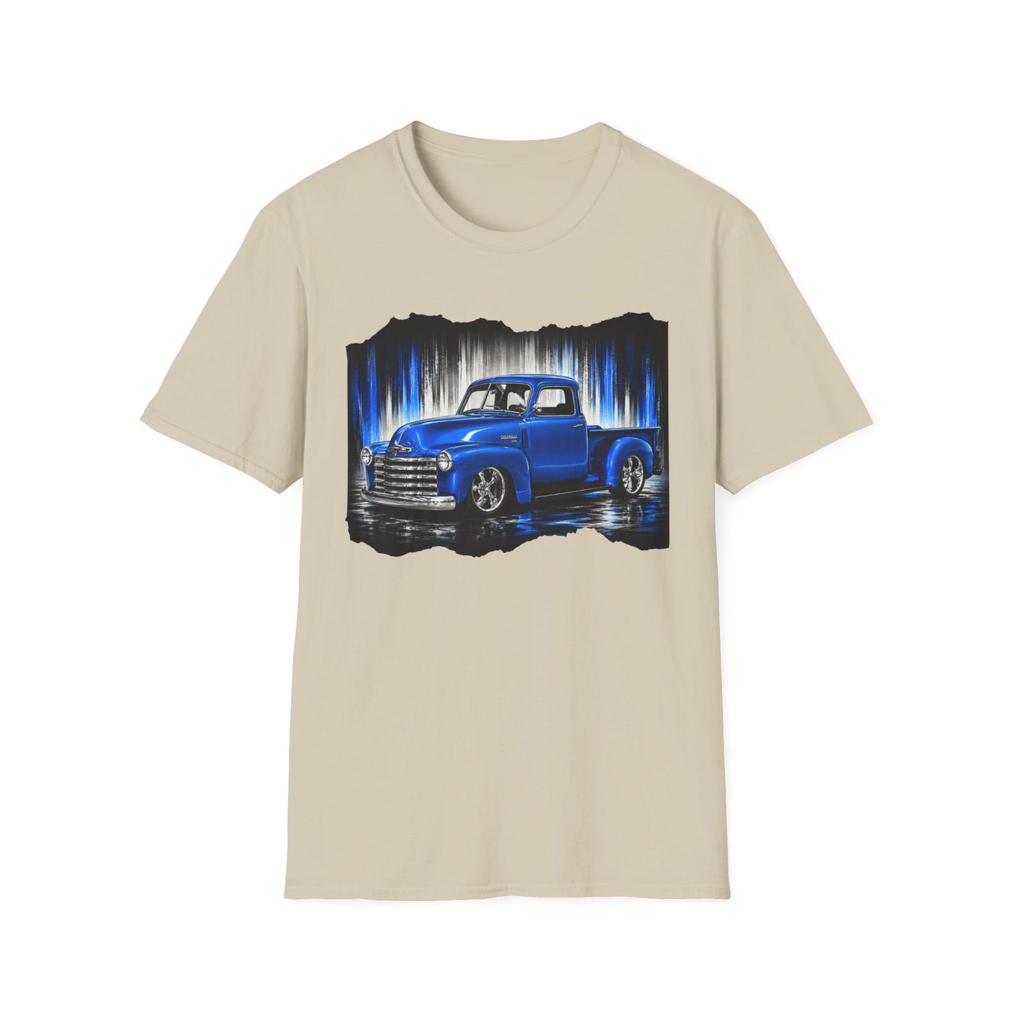 Vintage Truck Shirt, Blue Pickup Truck Tee, Classic Truck Graphic Shirt, Truck Enthusiast Gift, Retro Auto Unisex Tee