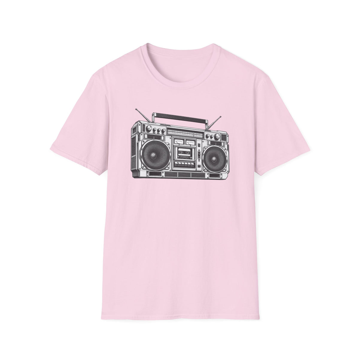 Boombox T-Shirt, Retro Music Shirt, Vintage Cassette Radio Tee, 80s 90s Nostalgia, Music Lover Gift