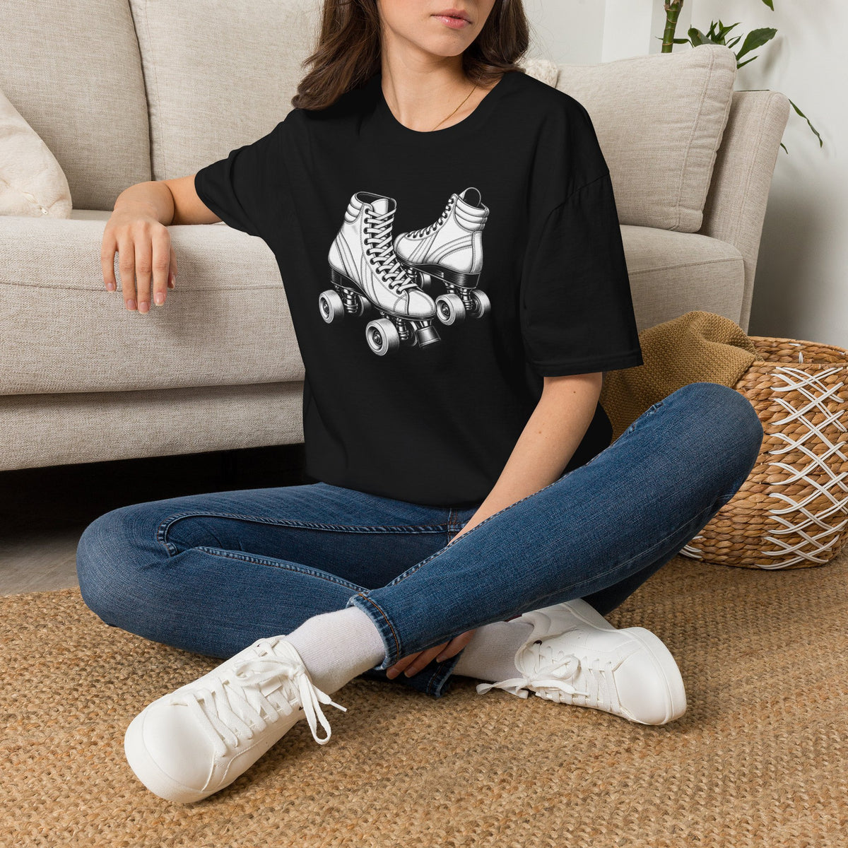 Retro Roller Skates Shirt, Quad Skate T-Shirt, Vintage Roller Rink Tee, Roller Skater Gift