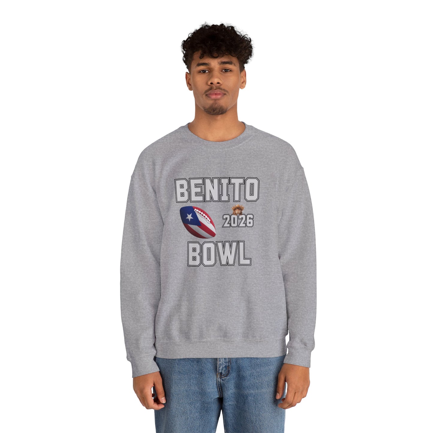 Benito Bowl Halftime 2026 Sweatshirt, Benito Bowl Shirt, Football Fan Gift, Puerto Rico Heritage Sweatshirt, Boriqua Pride Gift