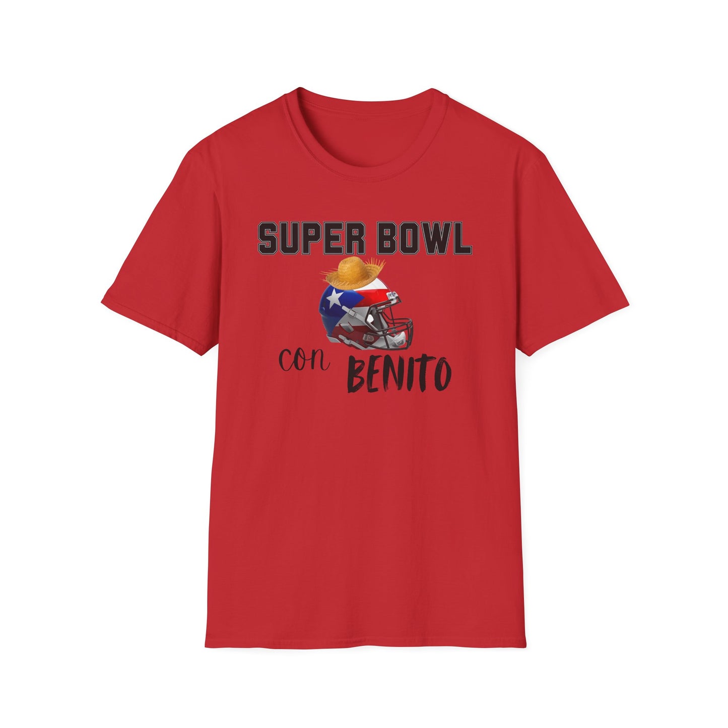 Benito Bowl Halftime Helmet Shirt 2026 T-Shirt, Benito Bowl Shirt, Football Fan Gift, Benito Tee, Puerto Rico Heritage Boriqua Pride Gift