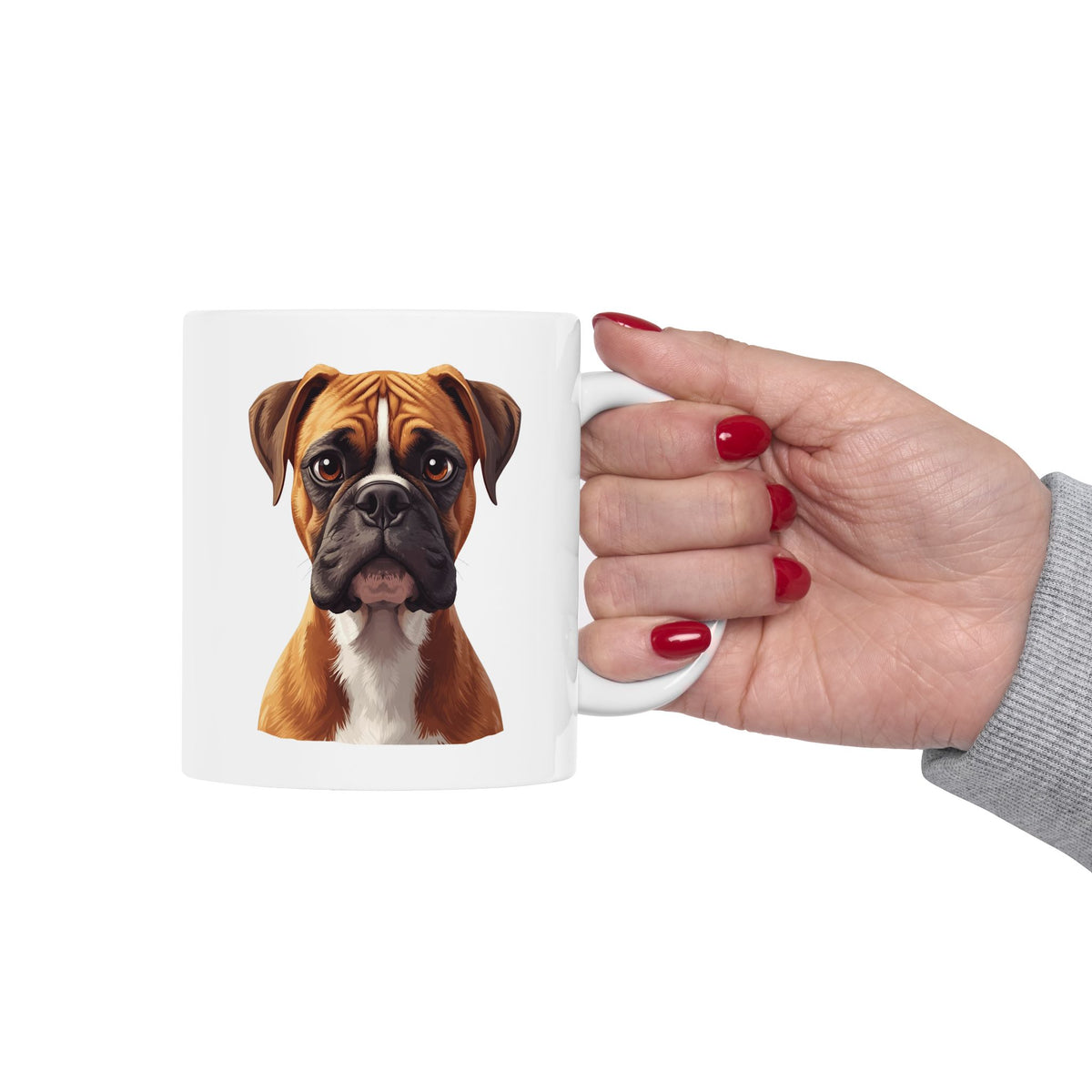 Boxer Dog Mug, Boxer Coffee Mug, Dog Lover Mug, Pet Parent Gift, Boxer Mom Dad Cup 11oz or 15oz, Dog Lover Gift