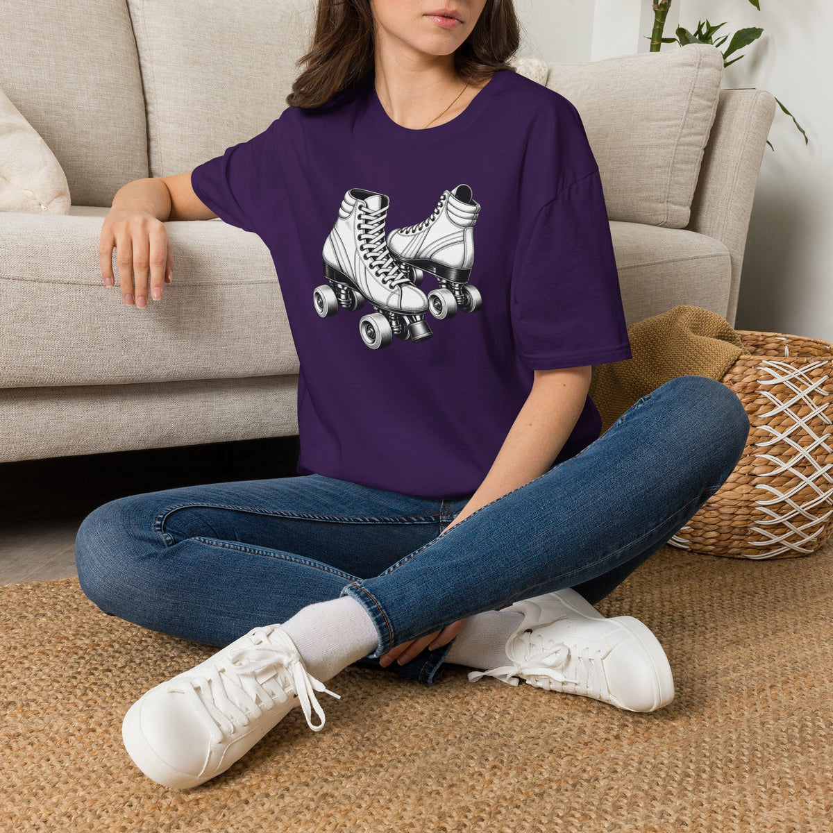 Retro Roller Skates Shirt, Quad Skate T-Shirt, Vintage Roller Rink Tee, Roller Skater Gift