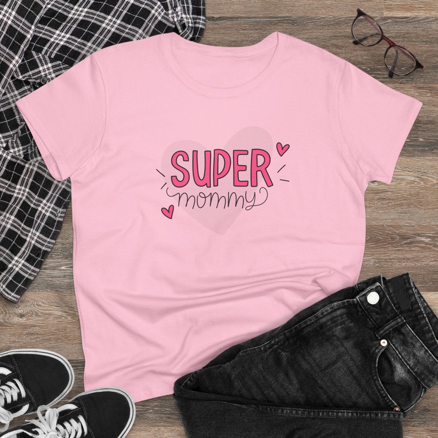 Super Mommy T-Shirt, Gift for Mom, Cute Summer Top, Mother's Day Gift, Family Gatherings, Casual Wear, Mom's Birthday, Supermom