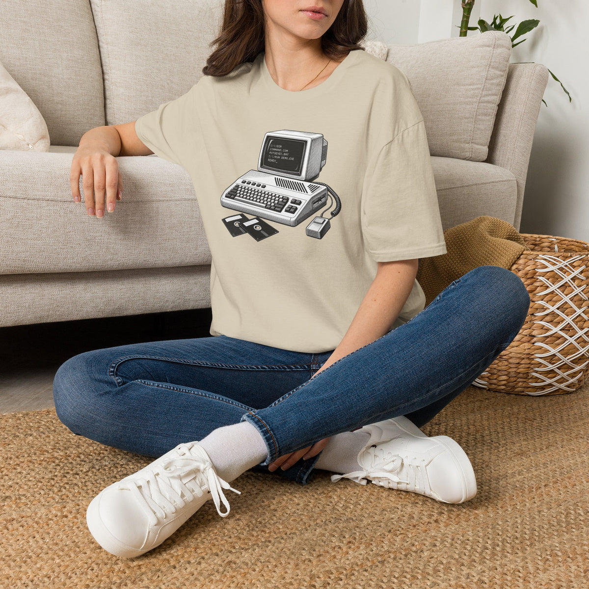 Vintage Computer T-Shirt, Retro Tech Shirt, Floppy Disk Tee, Programmer Gift, Computer Nerd Shirt