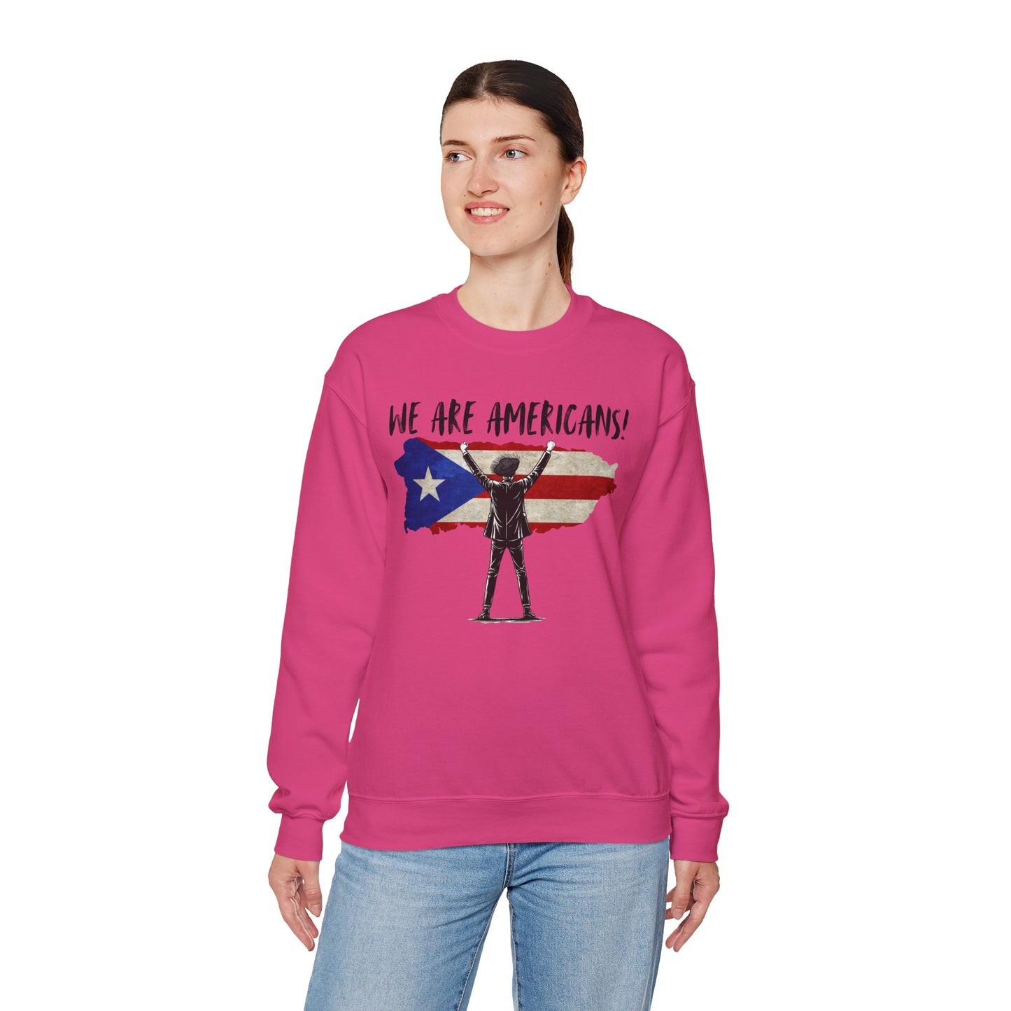 Benito We are Americans Sweatshirt, Benito Bowl, Football Fan Gift, Puerto Rico Boricua Heritage Culture Pride sweatshirt