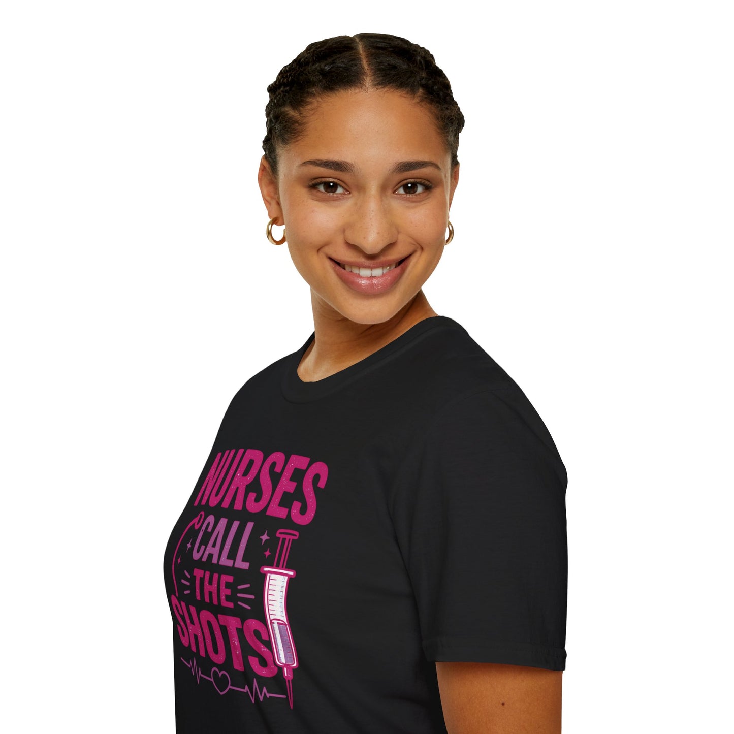 Nurses Call The Shots Shirt Funny Nurse Gift Medical Humor RN CNA Nursing Tee