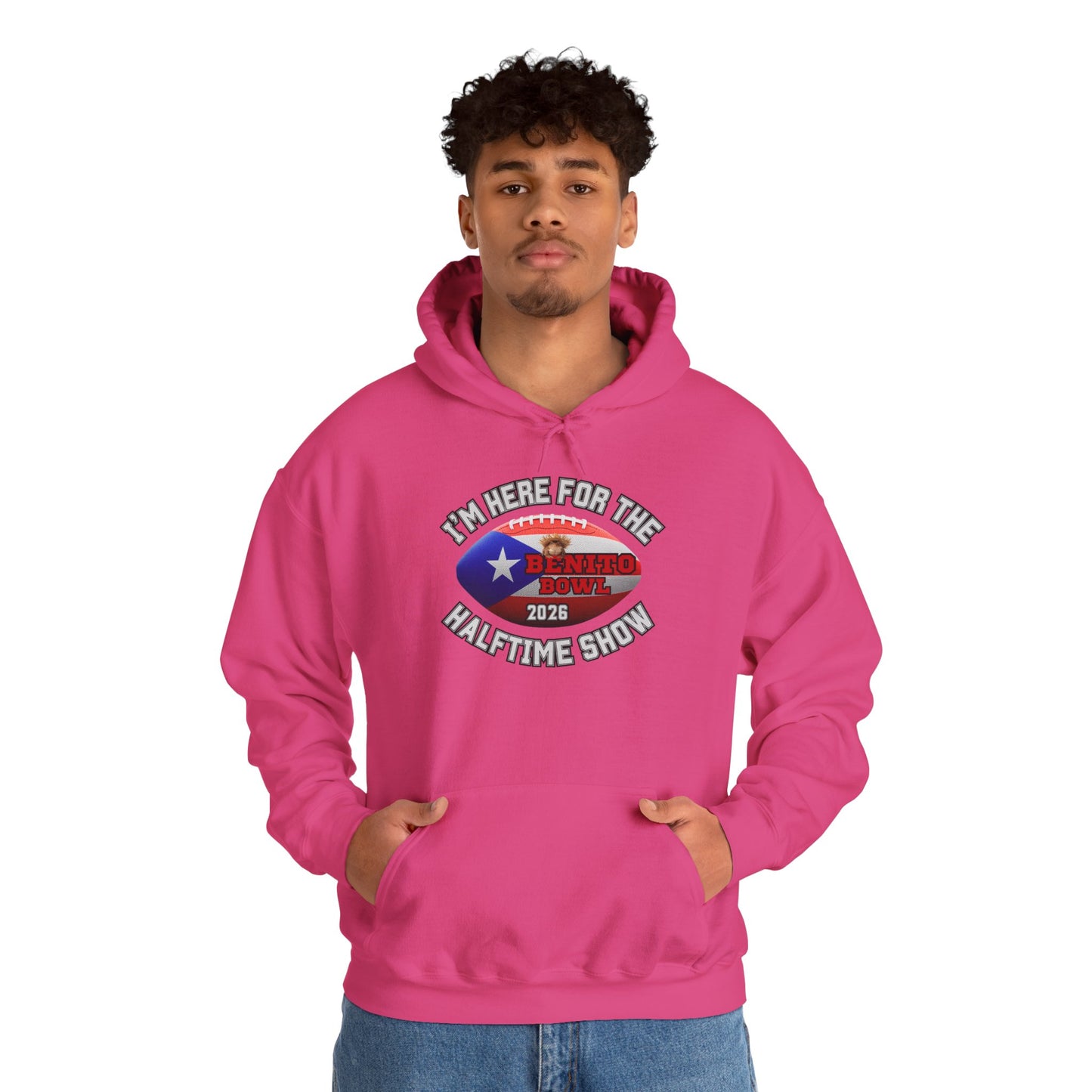 Benito Bowl Halftime Shirt 2026 Hoodie, Benito Bowl Hooded Sweatshirt, Football Fan Gift, Puerto Rico Heritage Hoodie, Boriqua Pride Gift