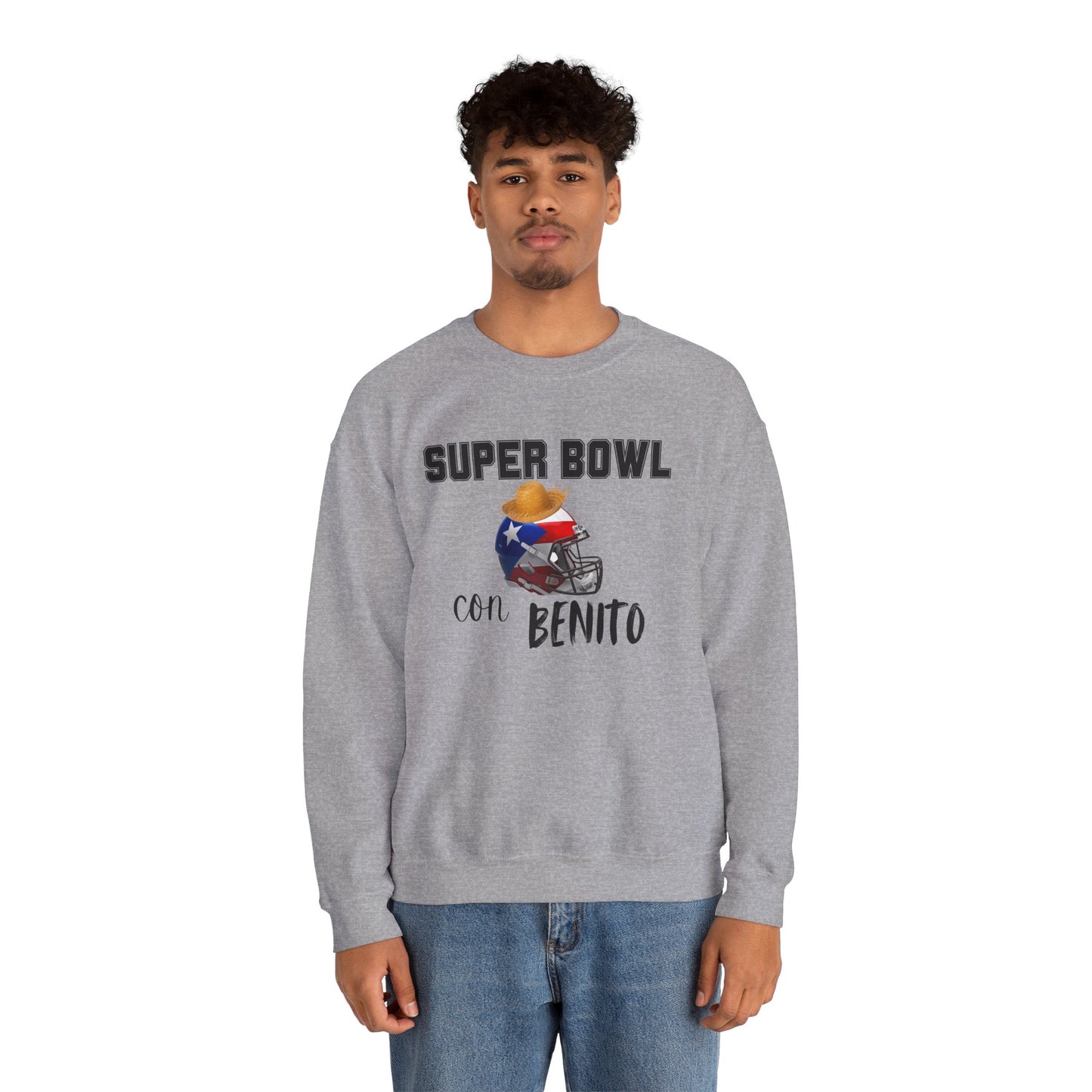Benito Bowl Halftime 2026 Sweatshirt, Benito Bowl Shirt, Football Fan Gift, Puerto Rico Heritage Sweatshirt, Boriqua Pride Gift
