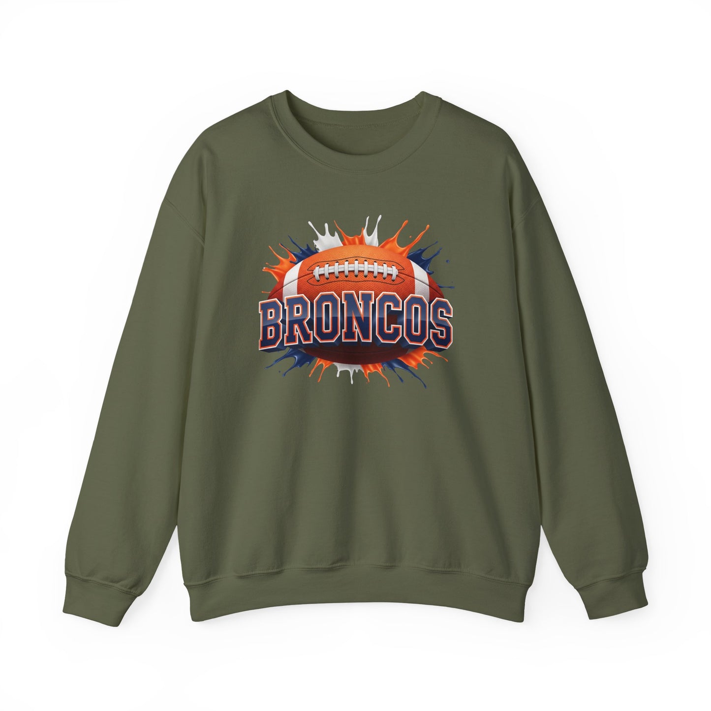 Denver Football Sweatshirt, Denver Team Sweatshirt, Football Gift for Denver Fans, Game Day Sports Fan Football Apparel