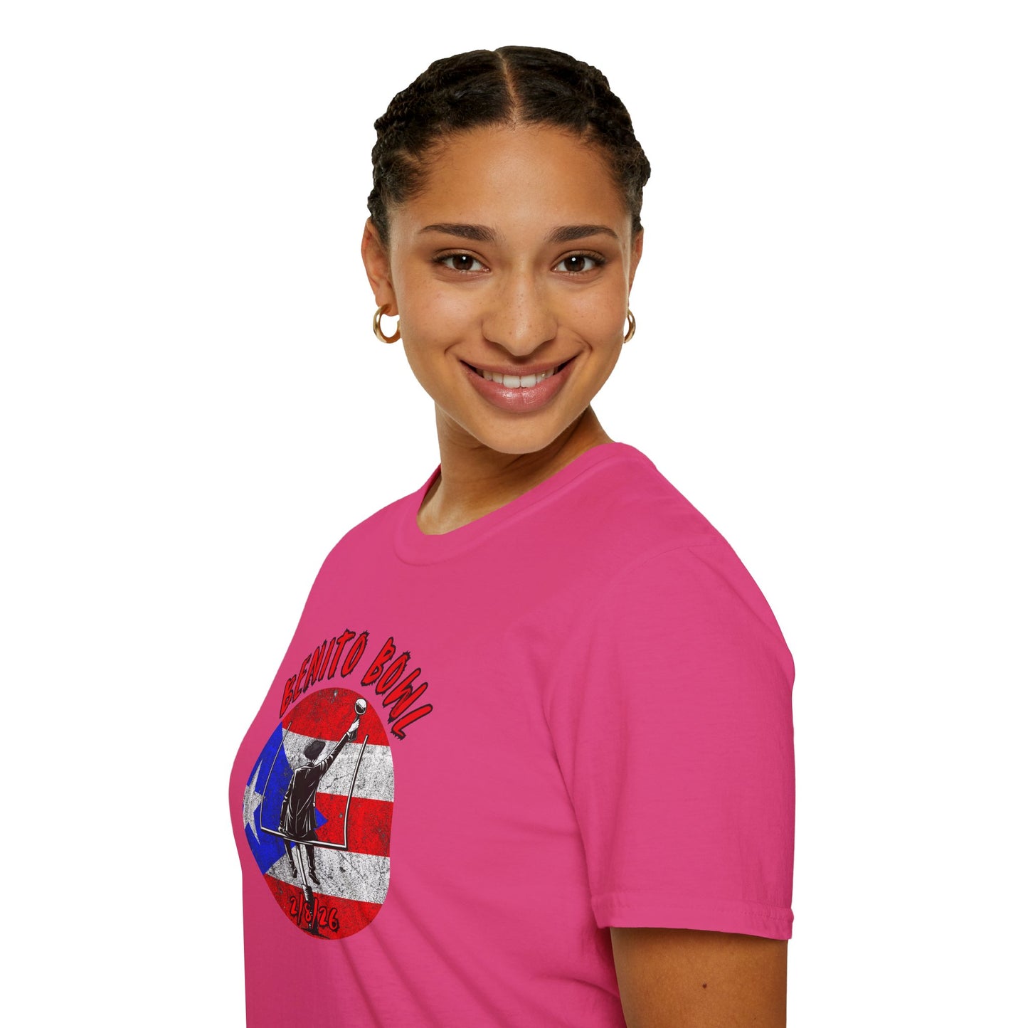 Benito Bowl 2/8/26 T-Shirt – Puerto Rico Heritage Tee, Boricua Pride Football Fan Shirt