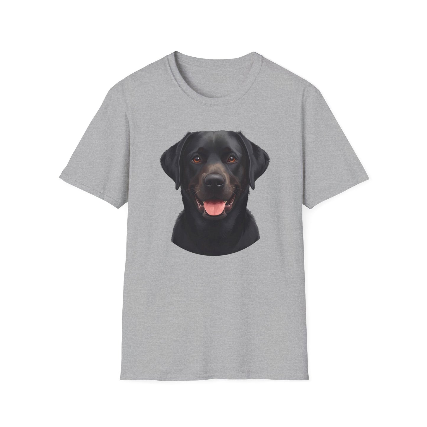 Labrador Retriever Dog Portrait Shirt – Black Lab Dog Lover Gift, Cute Dog Mom Tee, Dog Dad Shirt, Pet Breed Apparel