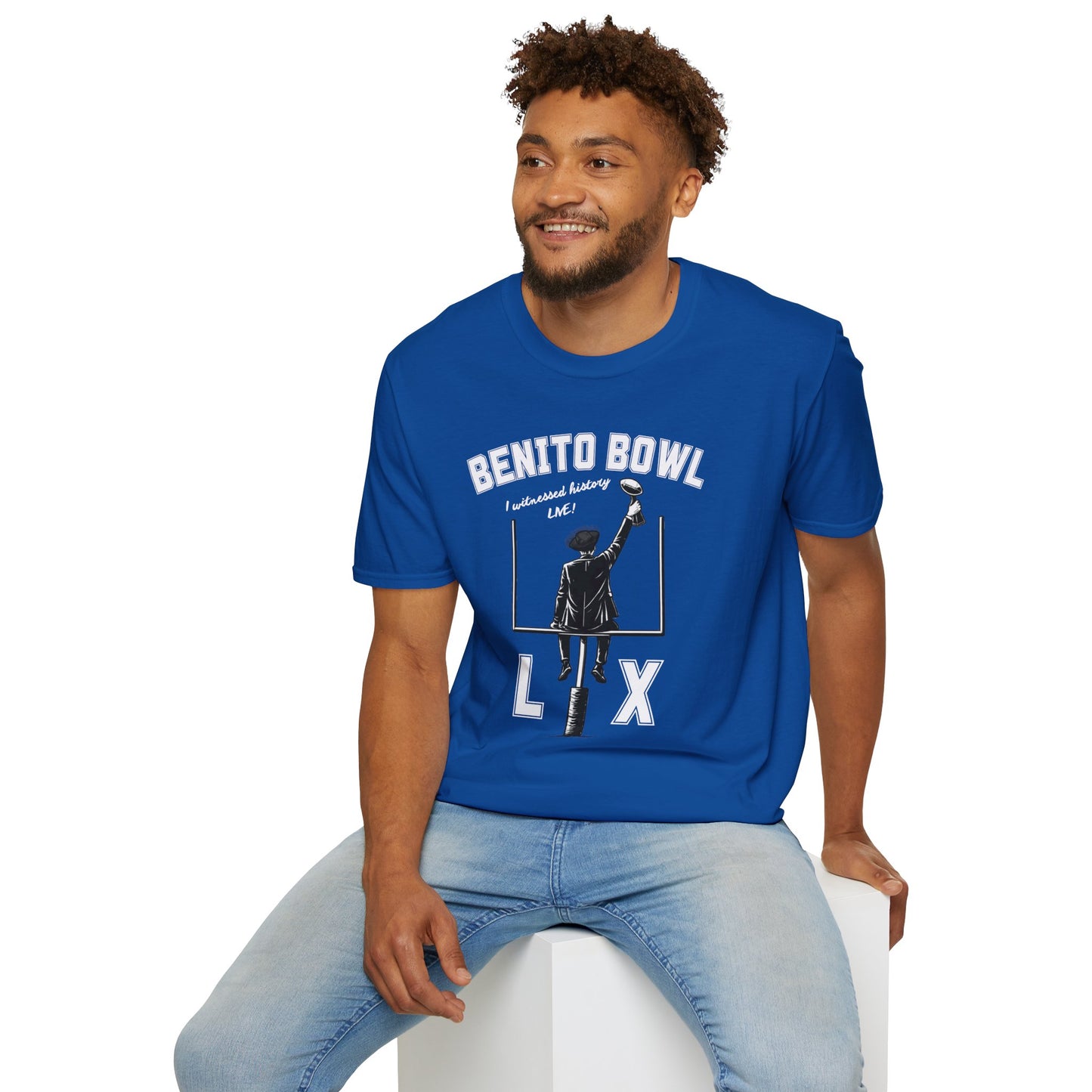 Benito Bowl LX Shirt – Witnessed History Live – Football Graphic Tee, Benito Bowl Shirt, Football Fan Gift, Puerto Rico Heritage Tee, Boricua Pride Gift