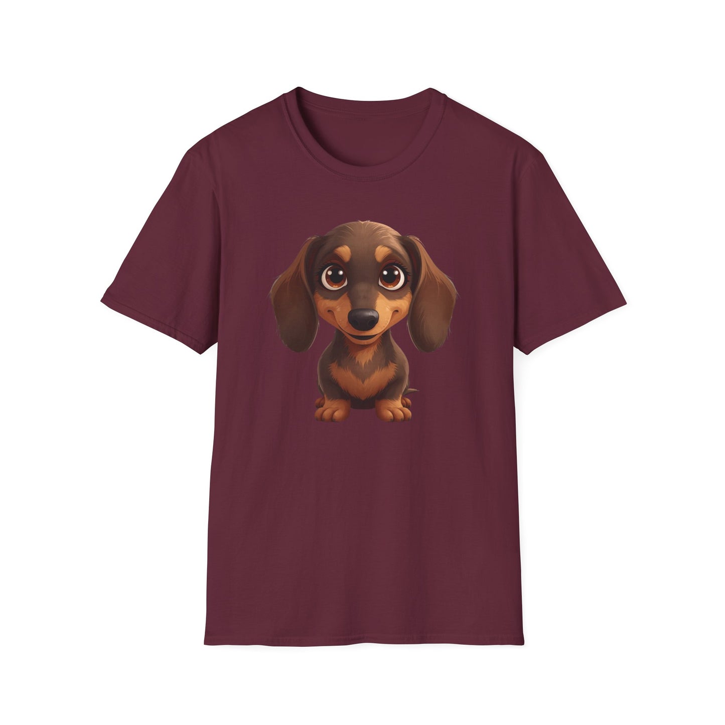 Dachshund Dog Portrait Shirt – Wiener Dog Lover Gift, Cute Dog Mom Tee, Dog Dad Shirt, Pet Breed Apparel