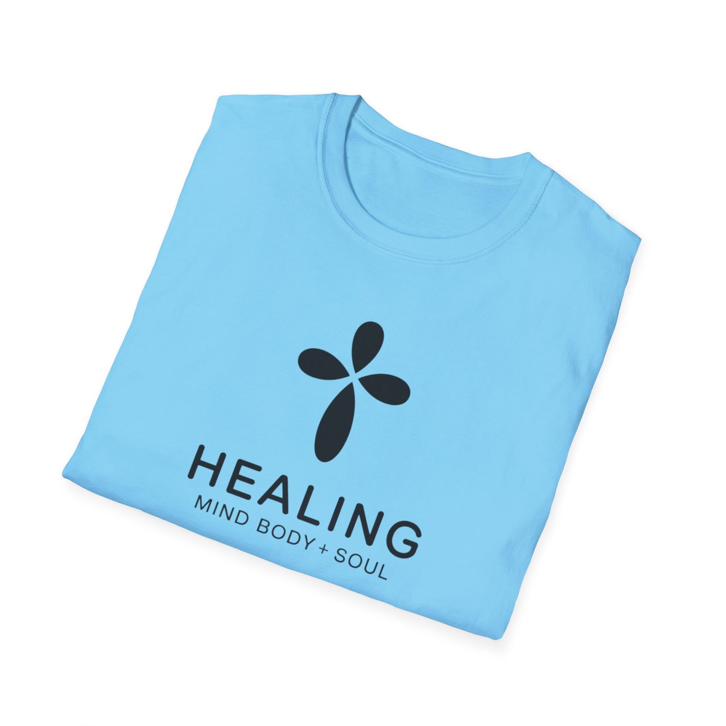 Healing Mind Body Soul T-Shirt – Minimalist Spiritual Wellness Tee, Inspirational Healing Shirt