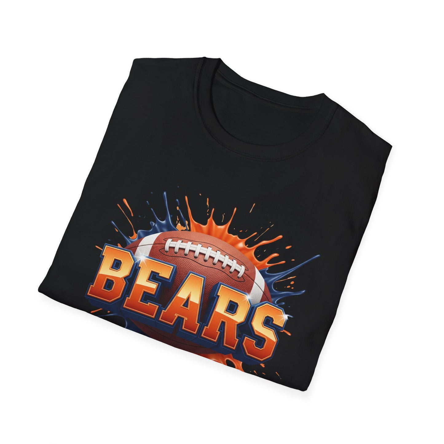 Chicago Football Unisex T-Shirt, Chicago Team Tee, Football Gift for Chicago Fans, Game Day Shirt, Sports Fan Apparel, Football Tee