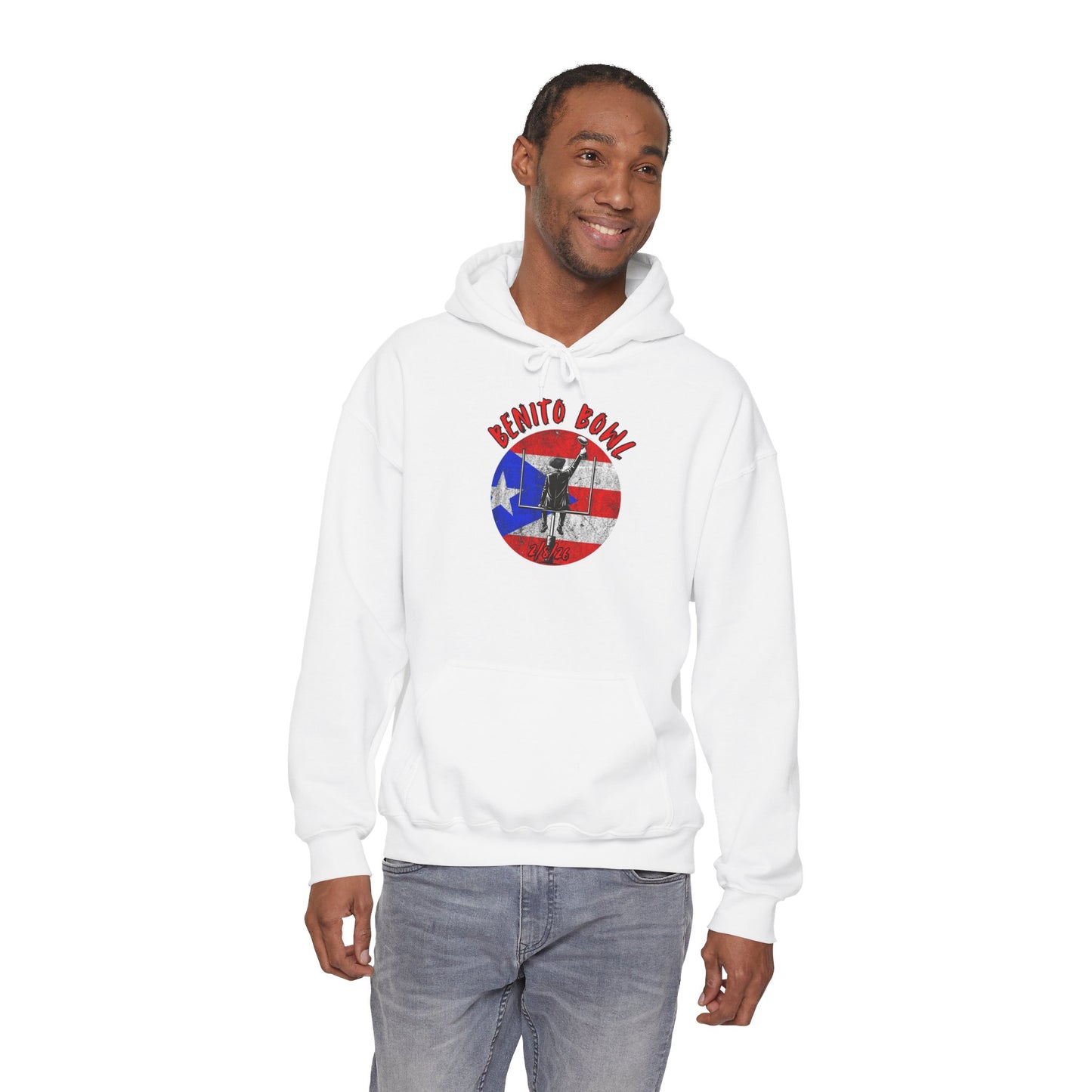 Benito Bowl 2/8/26 Puerto Rico Heritage Hoodie, Boricua Pride Football Fan gift