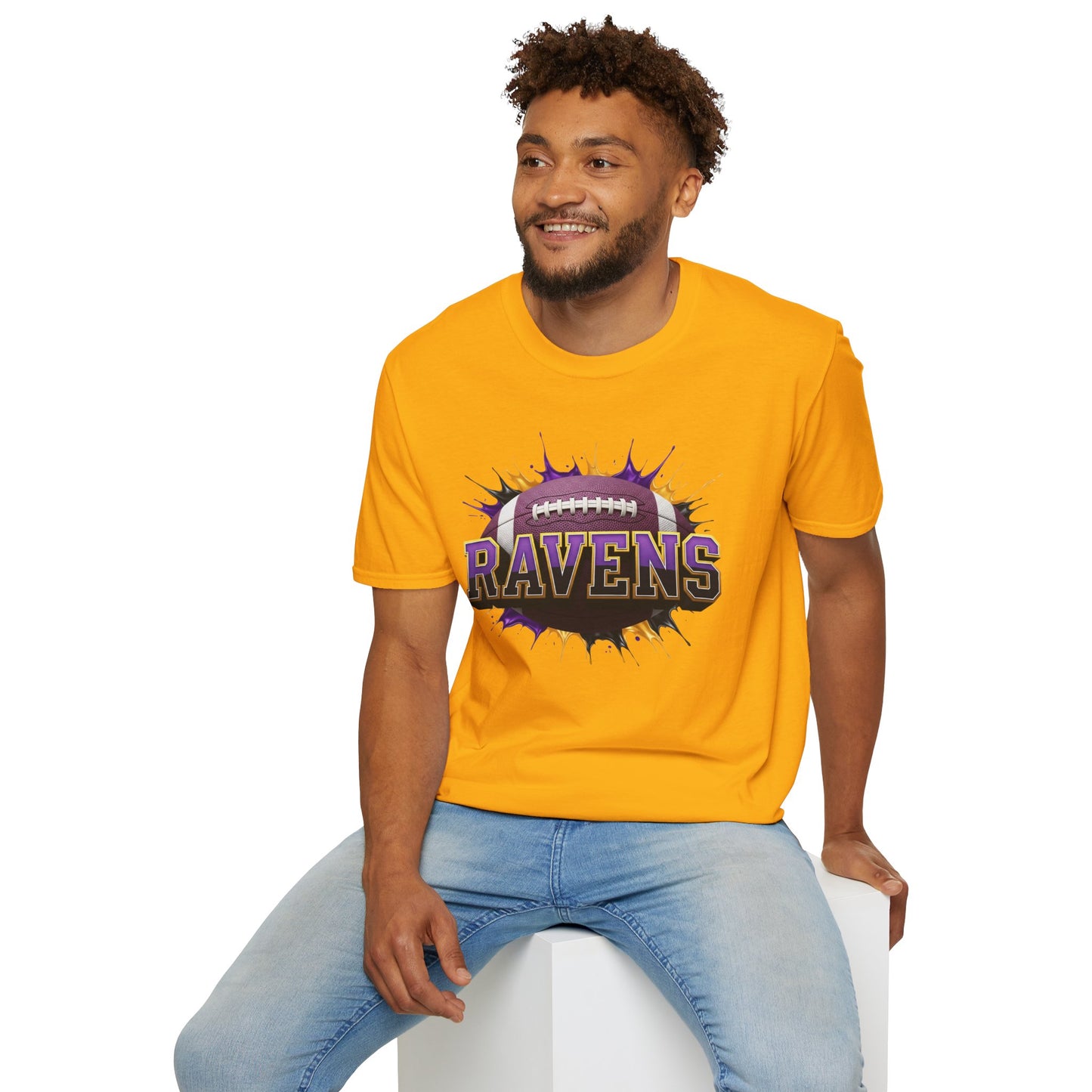 Baltimore Football Unisex T-Shirt, Baltimore Team Tee, Football Gift for Baltimore Fans, Game Day Shirt, Sports Fan Apparel Football Tee