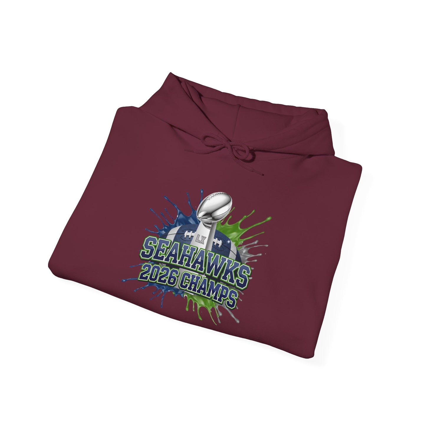 Seahawks 2026 Champions Hoodie – Seahawks Football 12s Fan Hoodie, 2026 football Champs, Football Gift