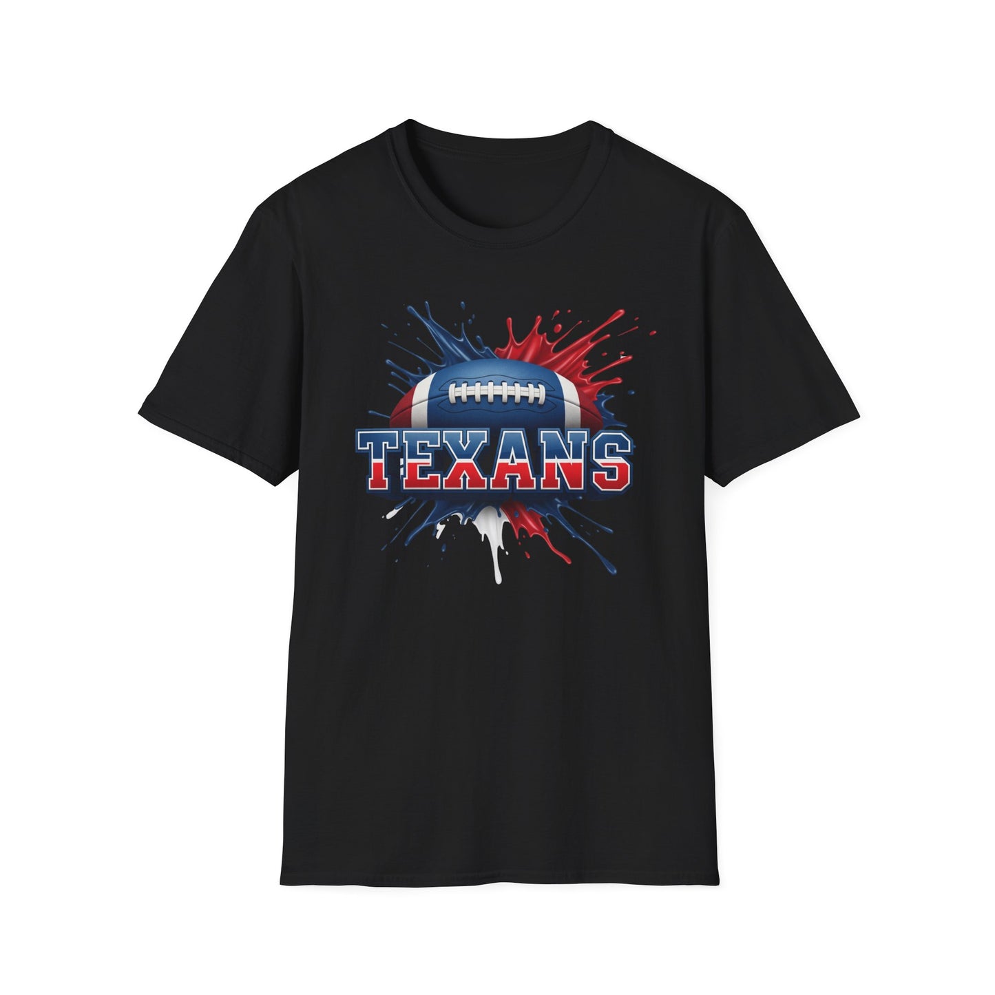 Houston Football Unisex T-Shirt, Houston Team Tee, Football Gift for Houston Fans, Game Day Shirt, Sports Fan Apparel, Football Tee