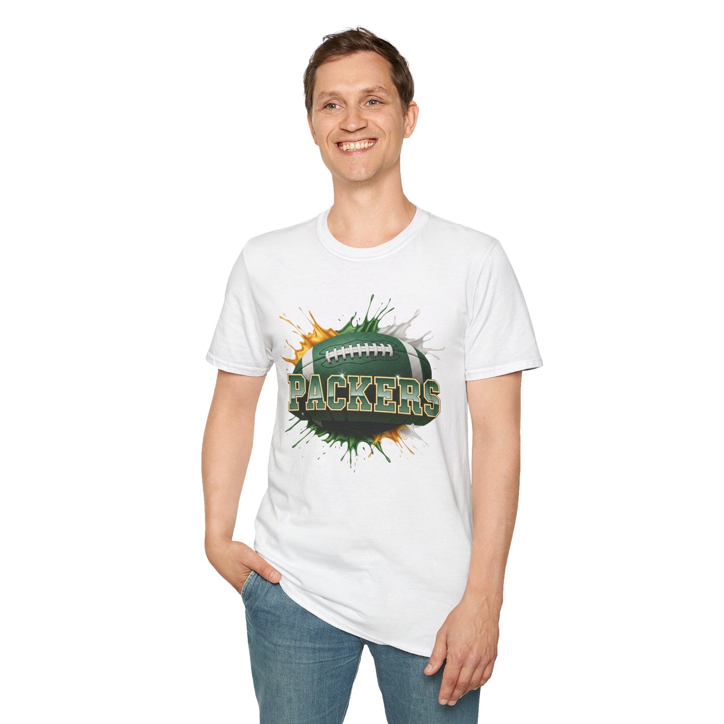 Green Bay Football Unisex T-Shirt, Green Bay Team Tee, Football Gift for Green Bay Fans, Game Day Shirt, Sports Fan Apparel Football Tee