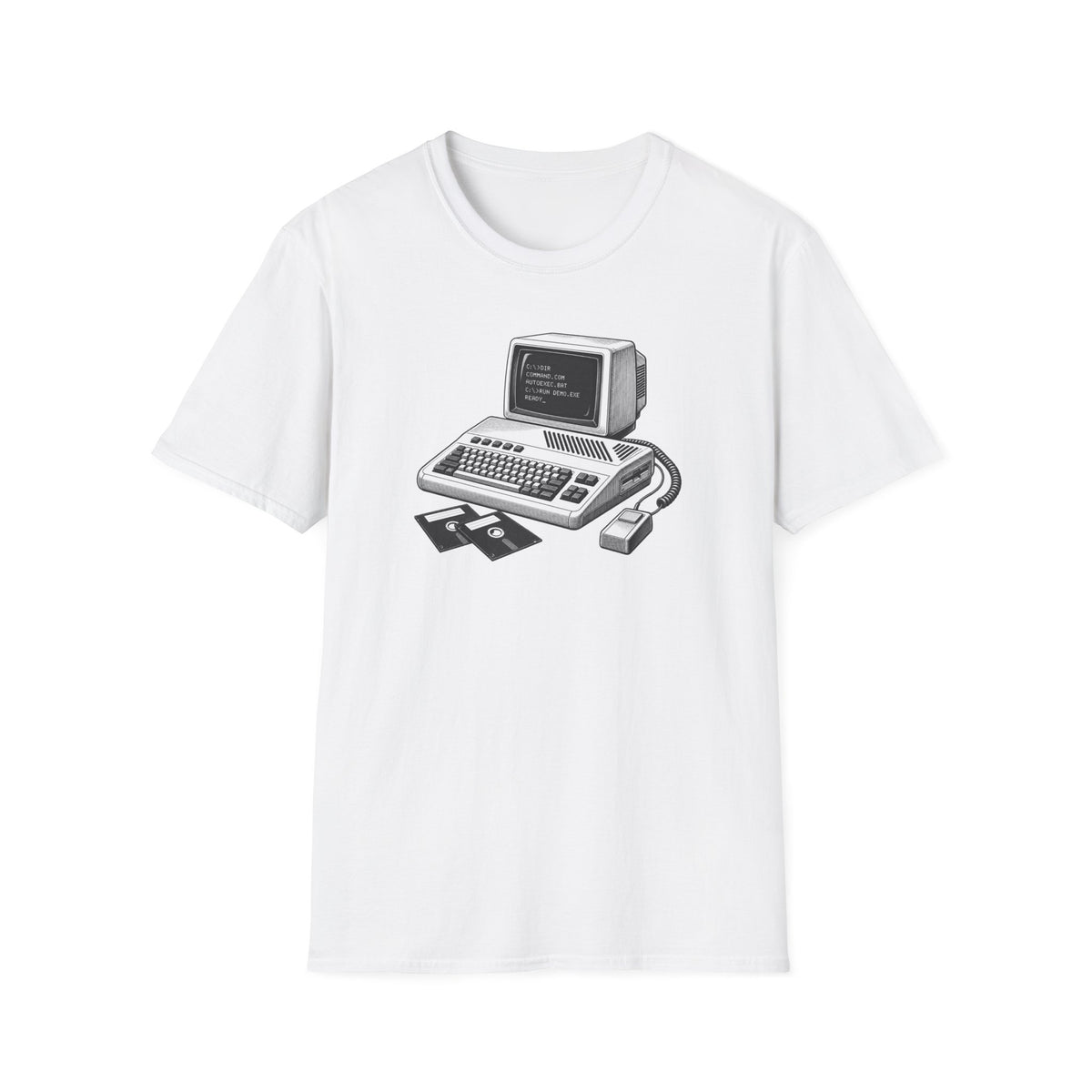 Vintage Computer T-Shirt, Retro Tech Shirt, Floppy Disk Tee, Programmer Gift, Computer Nerd Shirt